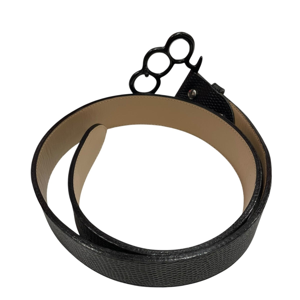 WACKO MARIA Johnny Leather BeltベルトJOHNNY-WM-BL05 古着・中古-2枚目のアイテム画像