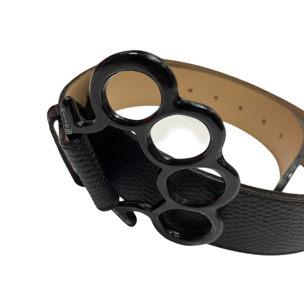 WACKO MARIA Johnny Leather BeltベルトJOHNNY-WM-BL05 古着・中古-3枚目のアイテム画像