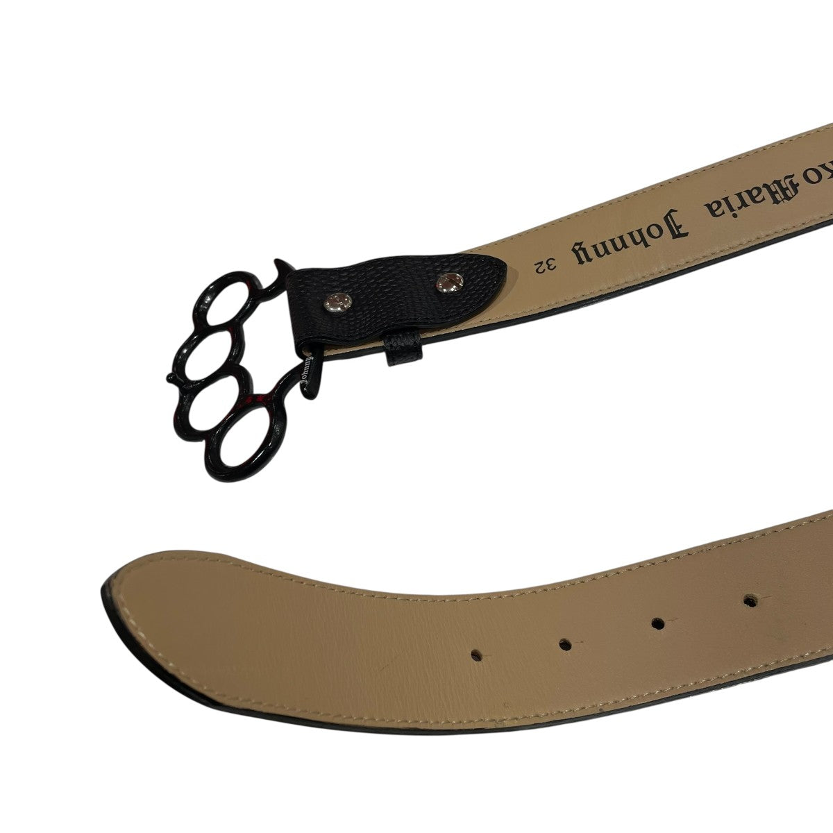 WACKO MARIA Johnny Leather BeltベルトJOHNNY-WM-BL05 古着・中古-6枚目のアイテム画像
