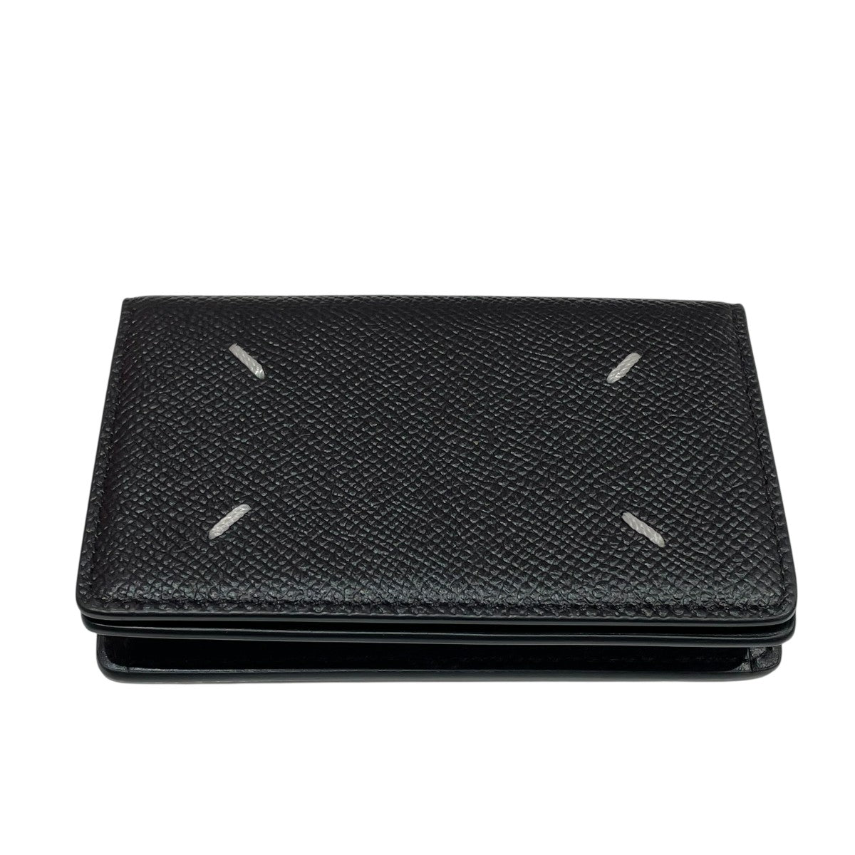 Maison Margiela メゾンマルジェラ　折り財布　黒　ブラック Maison Margiela メゾンマルジェラ 財布 二つ折り BI-FOLD