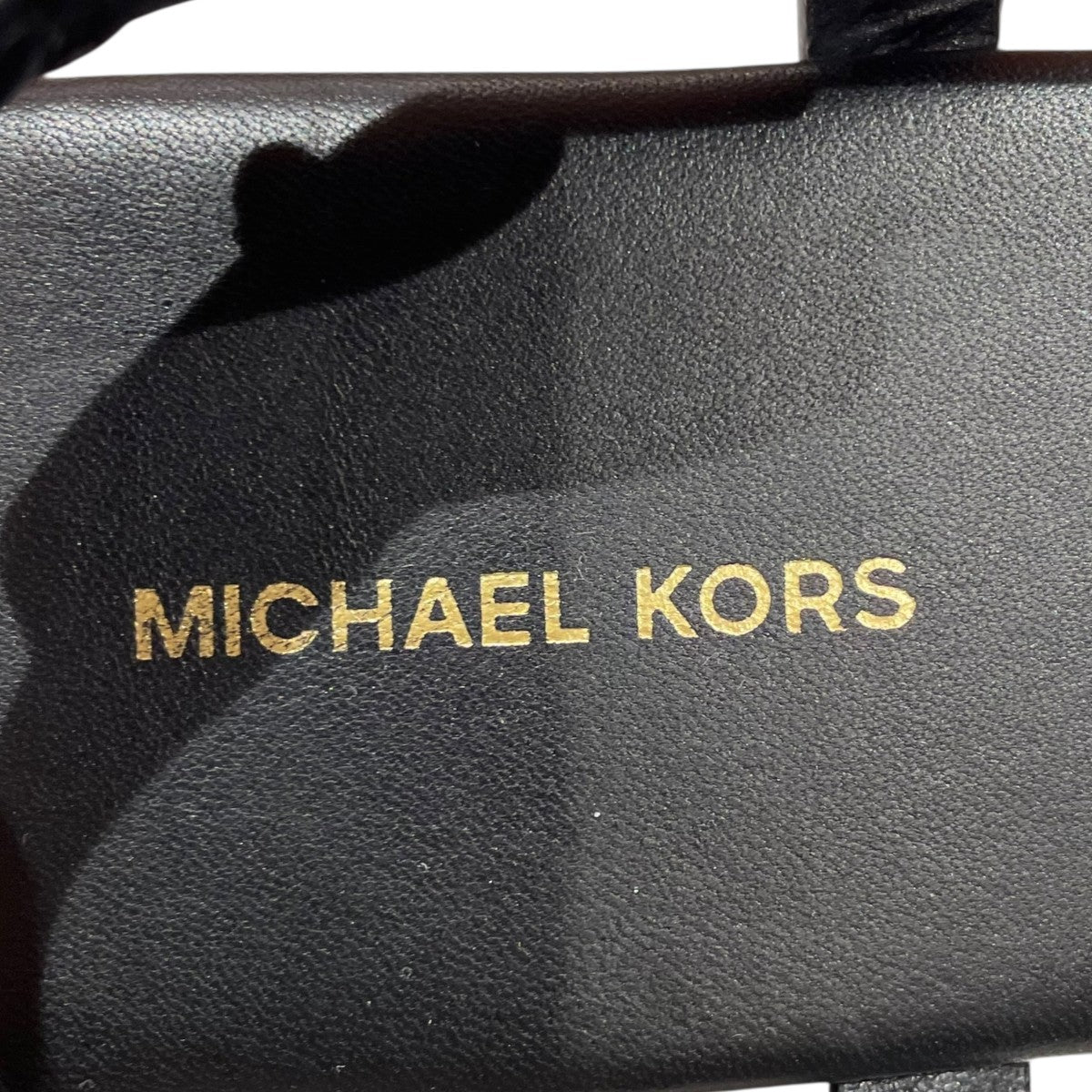 【未使用品】MICHAEL KORS マイケルコース　ブラックサンダル サイズ8 MICHAEL KORS(マイケルコース) サンダル ブラック サイズ 7.5M