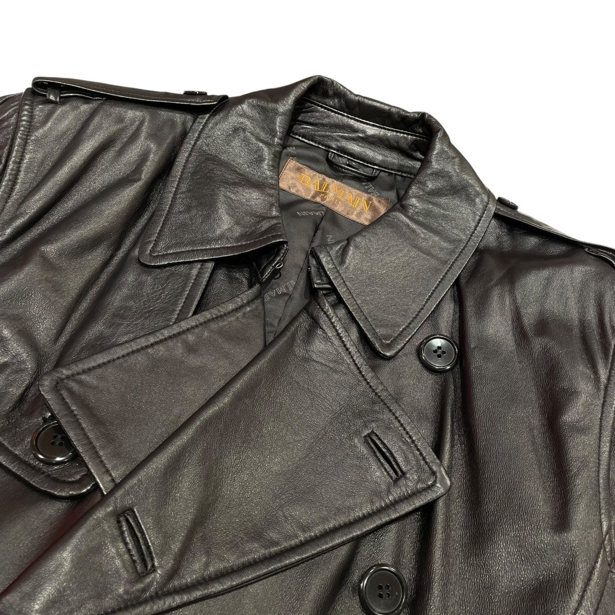 BALMAIN バルマン　レザーコート ラムレザー 楽天市場】バルマン BALMAIN メンズ レザーコート ラムレザー