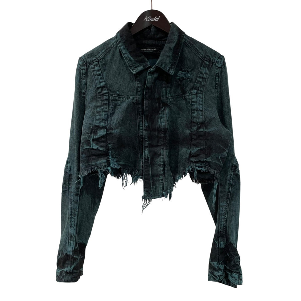 JULIUS(ユリウス) 24AWDistressed Crop Denim Jacketデニムジャケット 