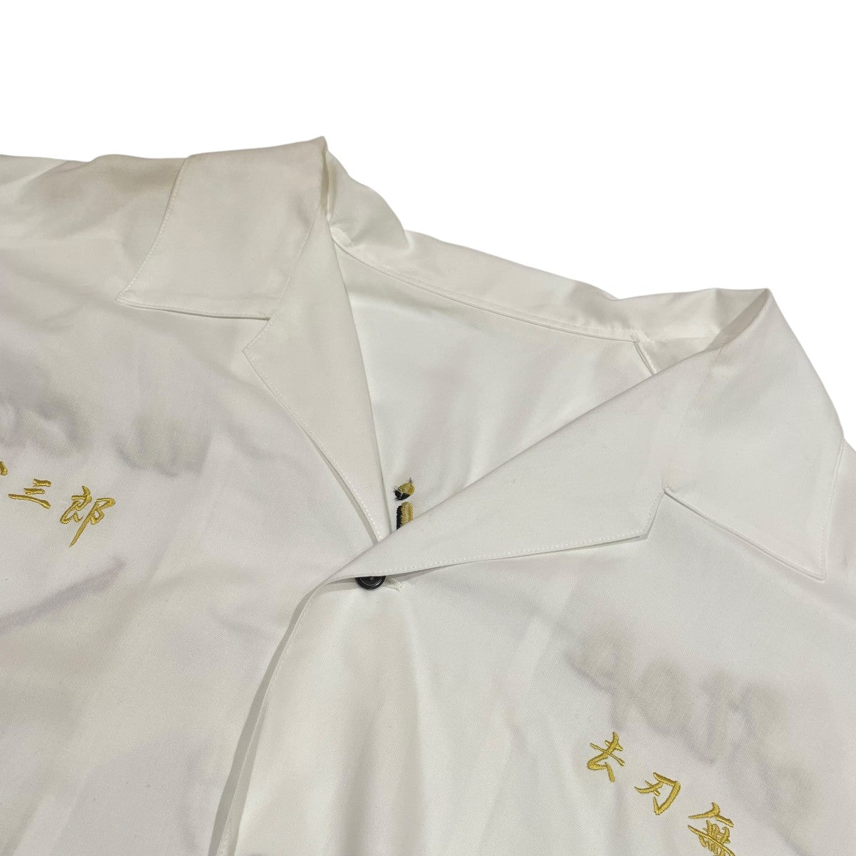 sulvam×KOZABURO 24SSEMBROIDERY SHIRT S S半袖シャツKS B01 099