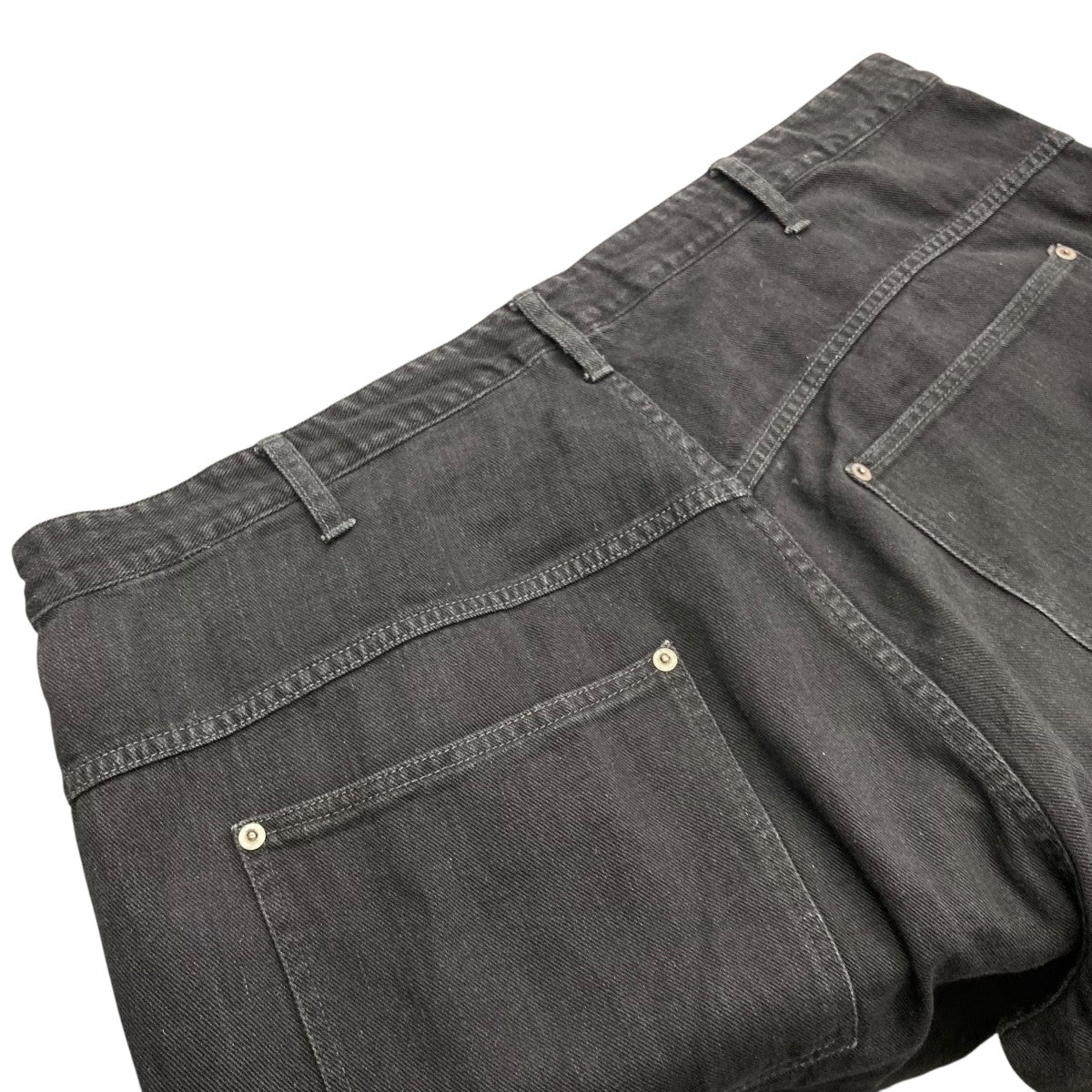 MECRE デニムパンツ　　ブラック　Mサイズ MAISON EUREKA(メゾンエウレカ) デニムパンツ181 181 ブラック サイズ