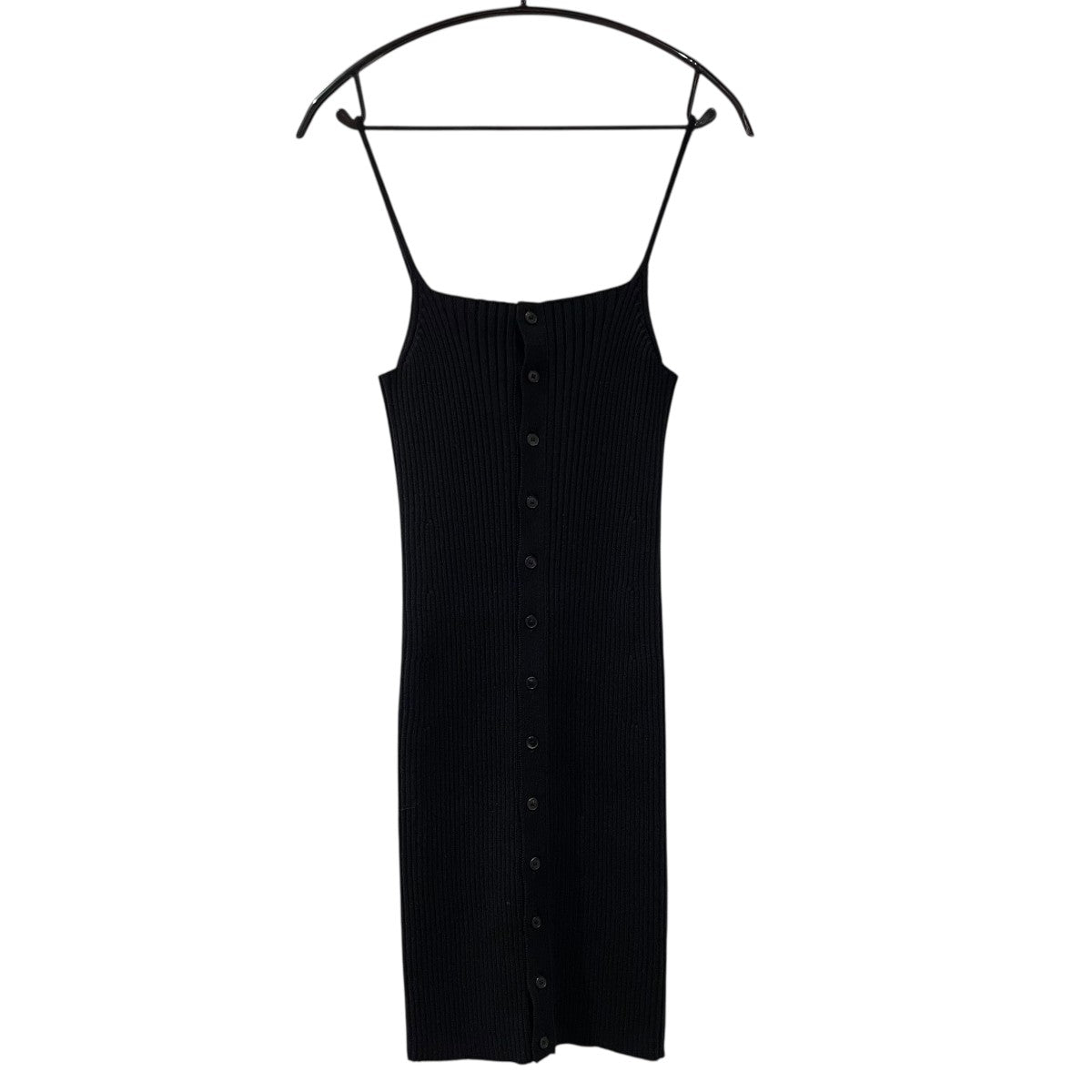 AURALEE COTTON SILK RIB KNIT MINI DRESSドレス 古着・中古-1枚目のアイテム画像