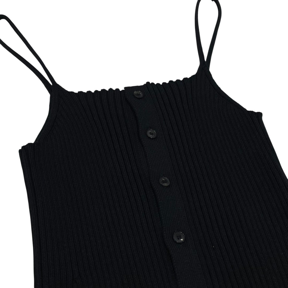 AURALEE COTTON SILK RIB KNIT MINI DRESSドレス 古着・中古-3枚目のアイテム画像