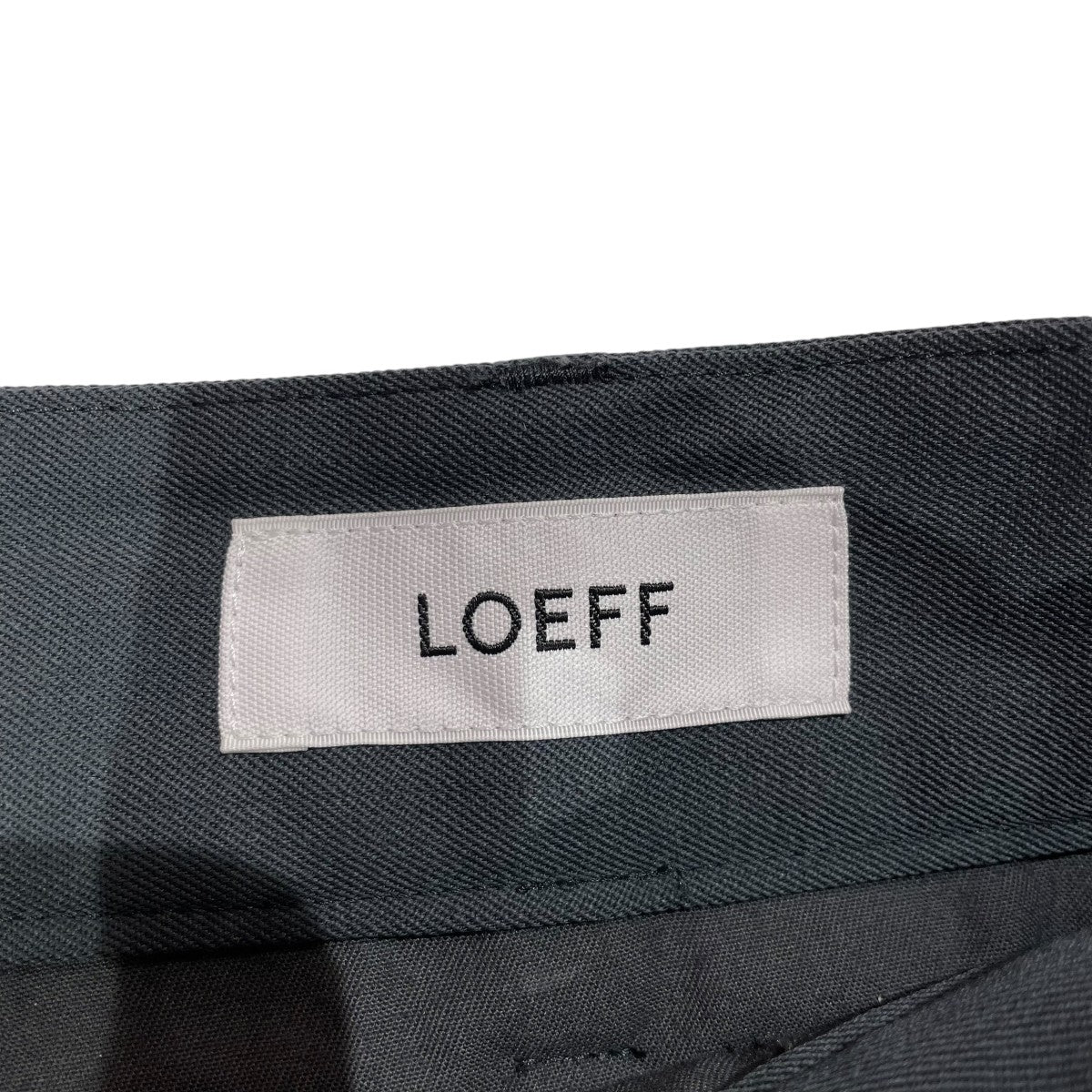 LOEFF(ロエフ) ウールギャバボンタントラウザーパンツスラックス8814