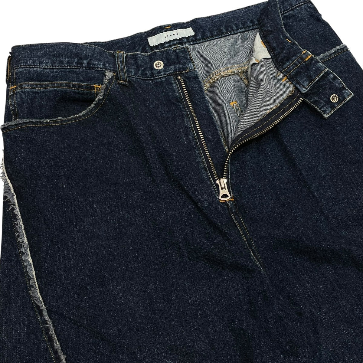 Jieda(ジエダ) SWITCHING CARGO DENIM PANTSワイドデニムパンツJie-23W