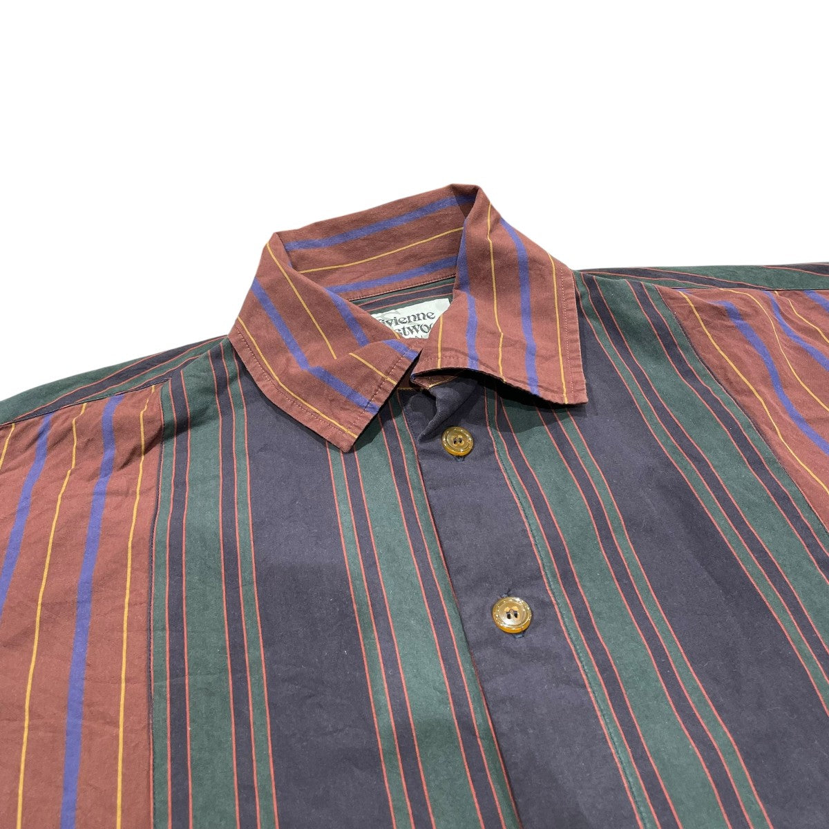 vivienne westwood MAN 長袖シャツ　ボーダー ヴィヴィアンウエストウッドマン Vivienne Westwood MAN シャツ
