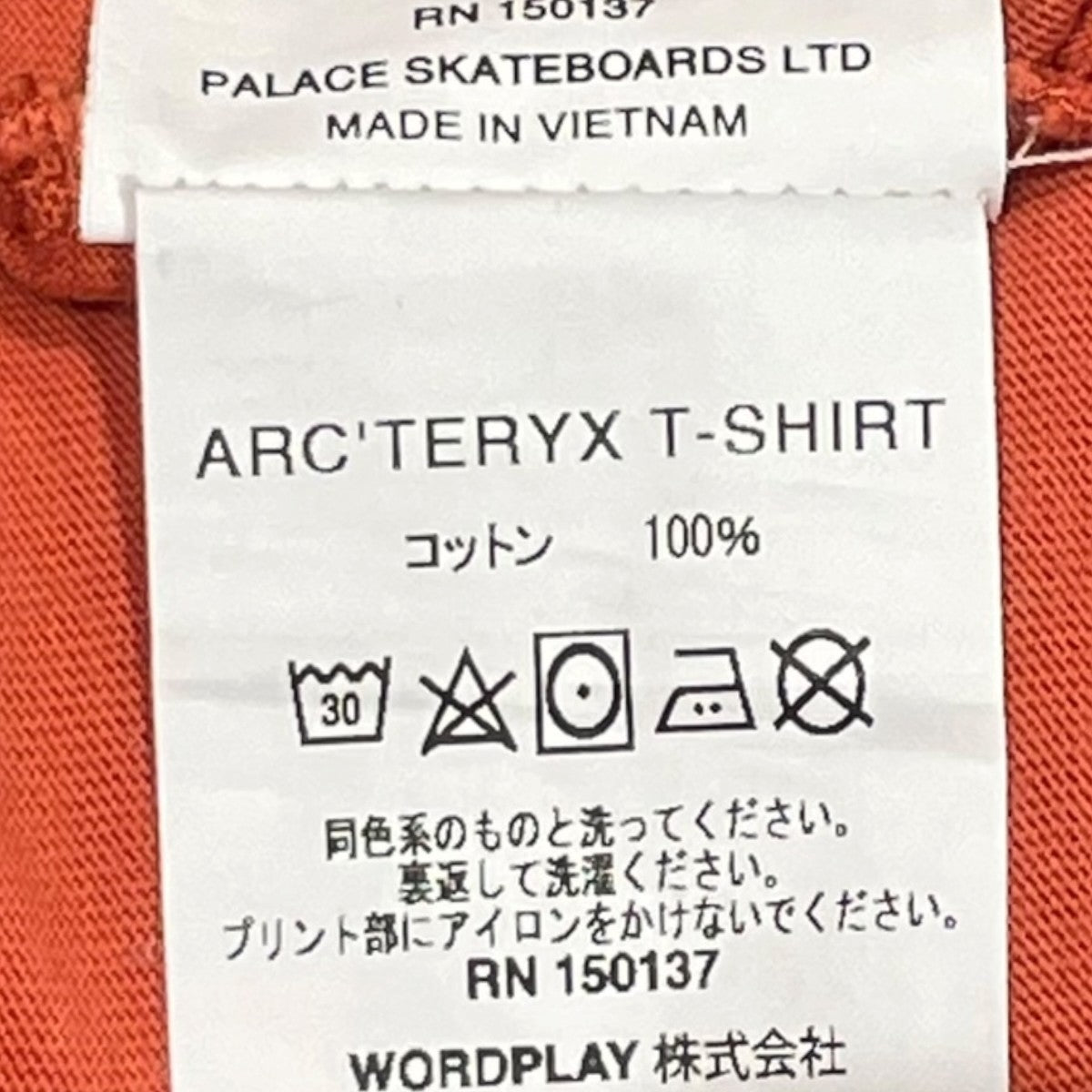 ARC’TERYX×PALACE 半袖Tシャツ 古着・中古-6枚目のアイテム画像