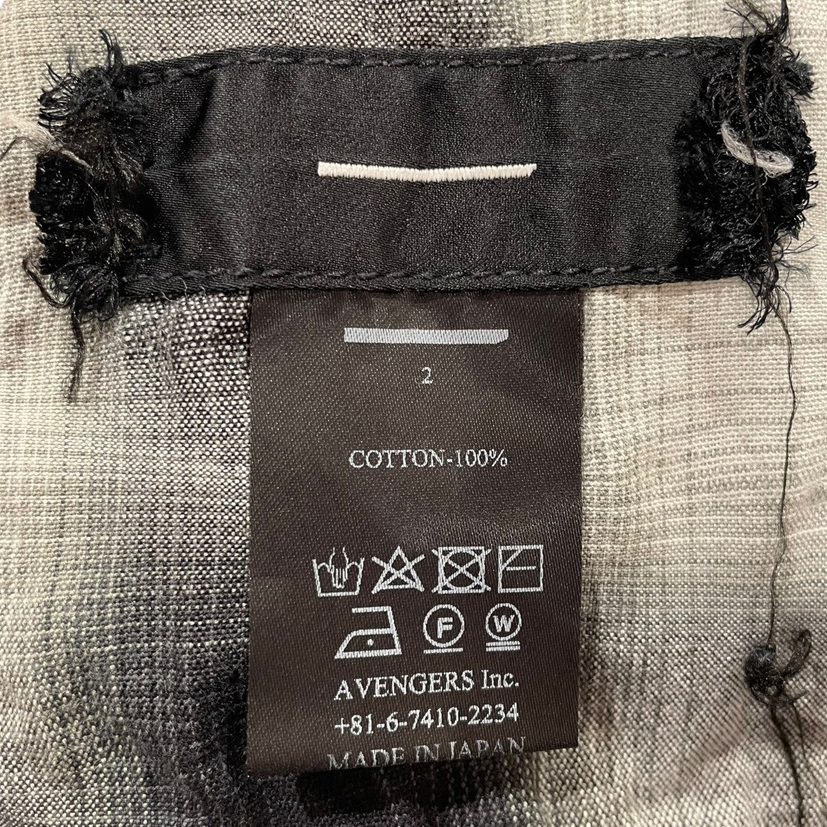 MINUS(マイナス) Slash Seam Ombre Check ShirtチェックシャツM-P1-TP3