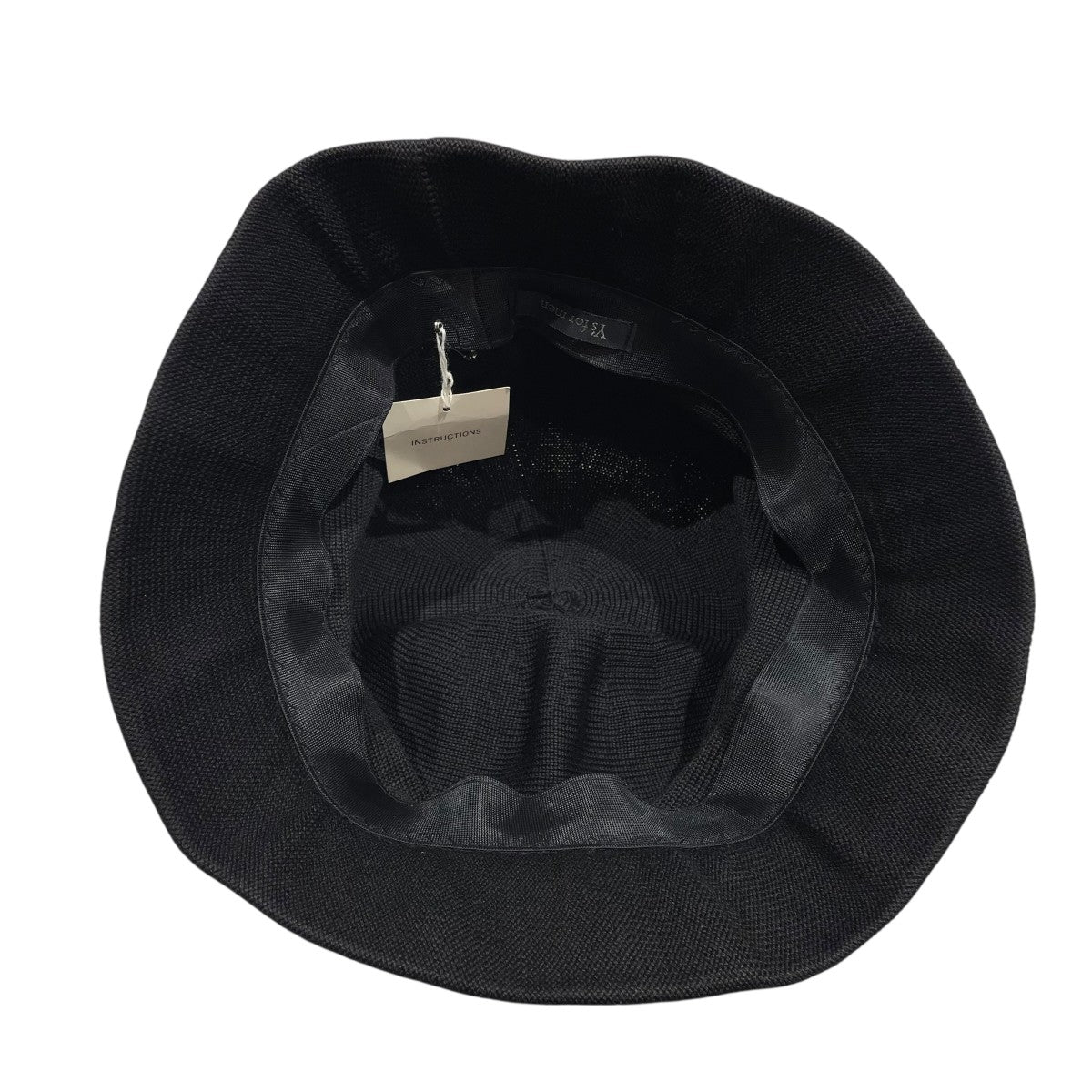 新品未使用 Y's for men ワイズフォーメン バケットハット ブラックL 新品未使用 Y's for men ワイズフォーメン バケットハット