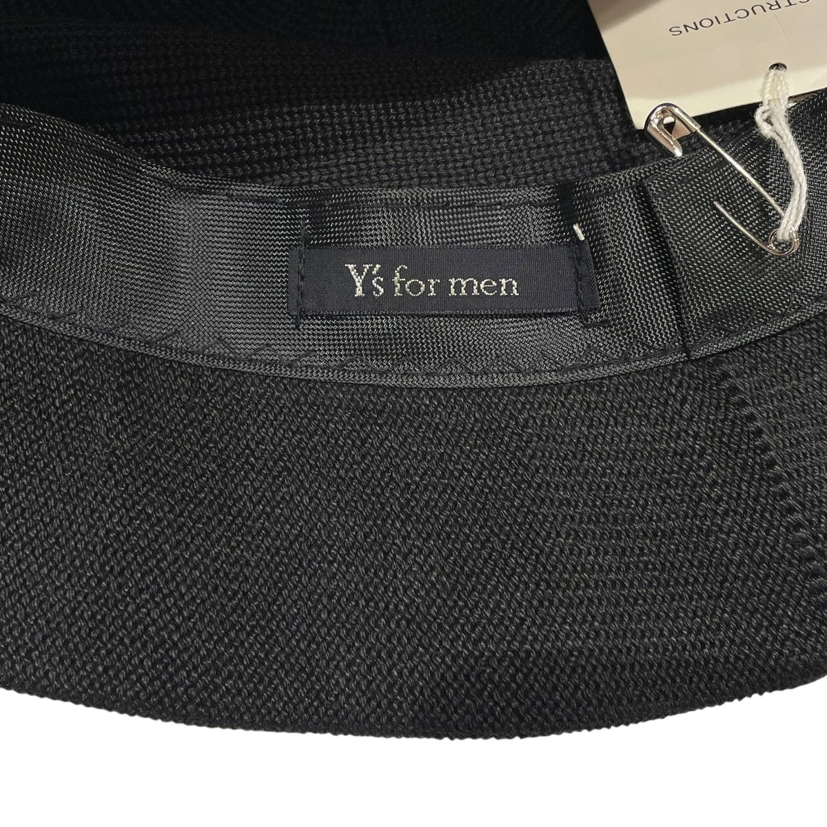 新品未使用 Y's for men ワイズフォーメン バケットハット ブラックL 新品未使用 Y's for men ワイズフォーメン バケットハット ブラックL Y