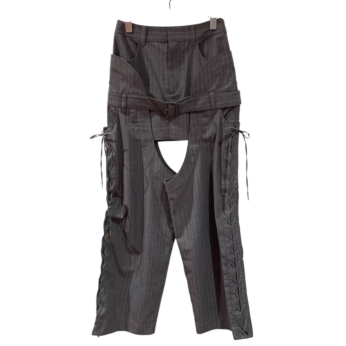 AKIKO AOKI 23SSNew Hybrid 02ストライプパンツAA23SS AC01 02 古着・中古-1枚目のアイテム画像