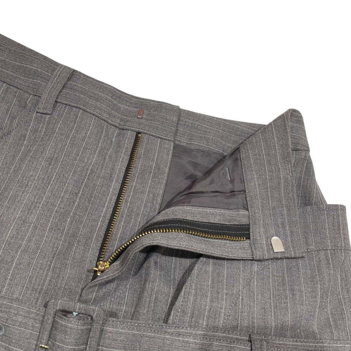 AKIKO AOKI 23SSNew Hybrid 02ストライプパンツAA23SS AC01 02 古着・中古-6枚目のアイテム画像