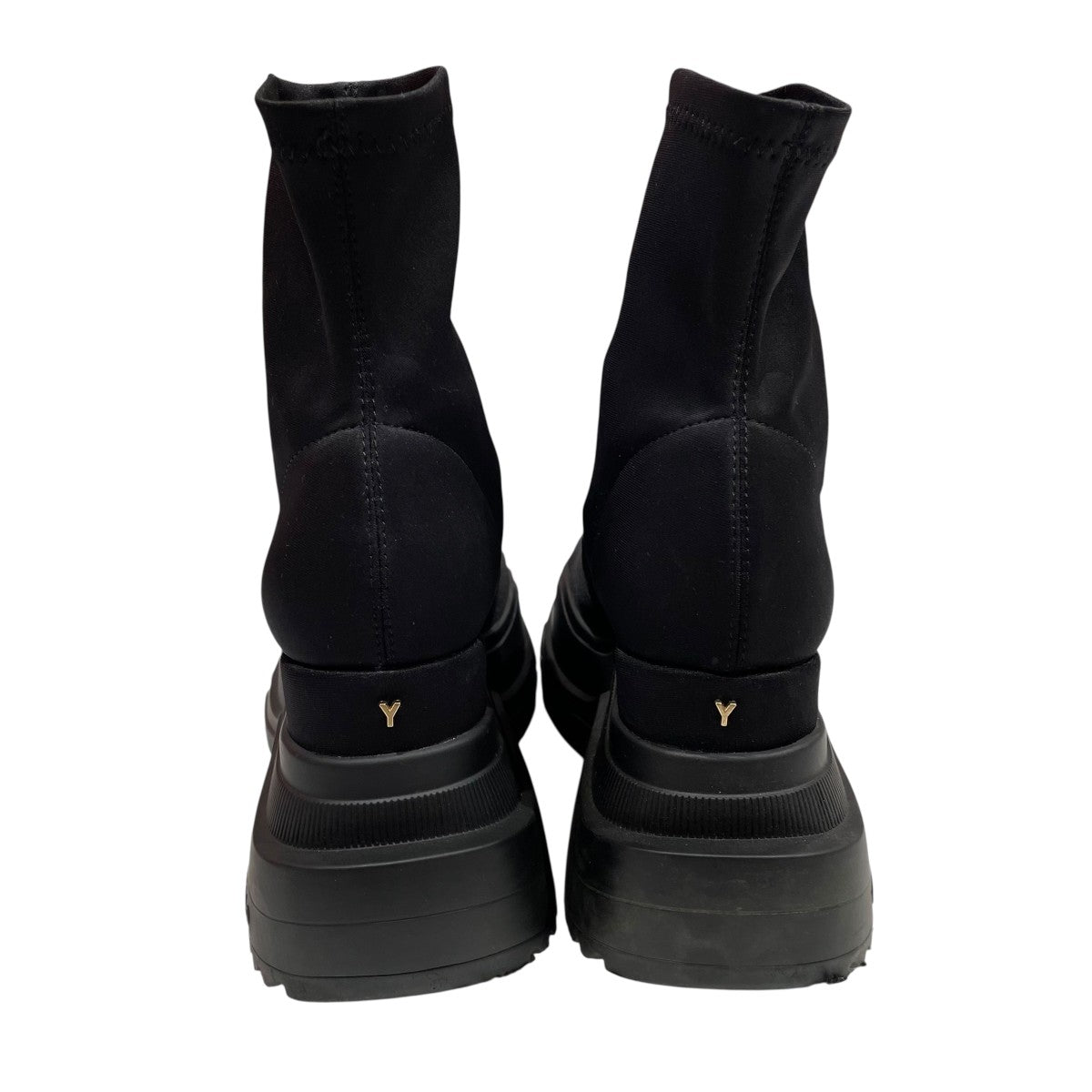 YELLO(イエロ) DOUBLE SNEAKER SHORT BOOTSブーツ ブラック サイズ M