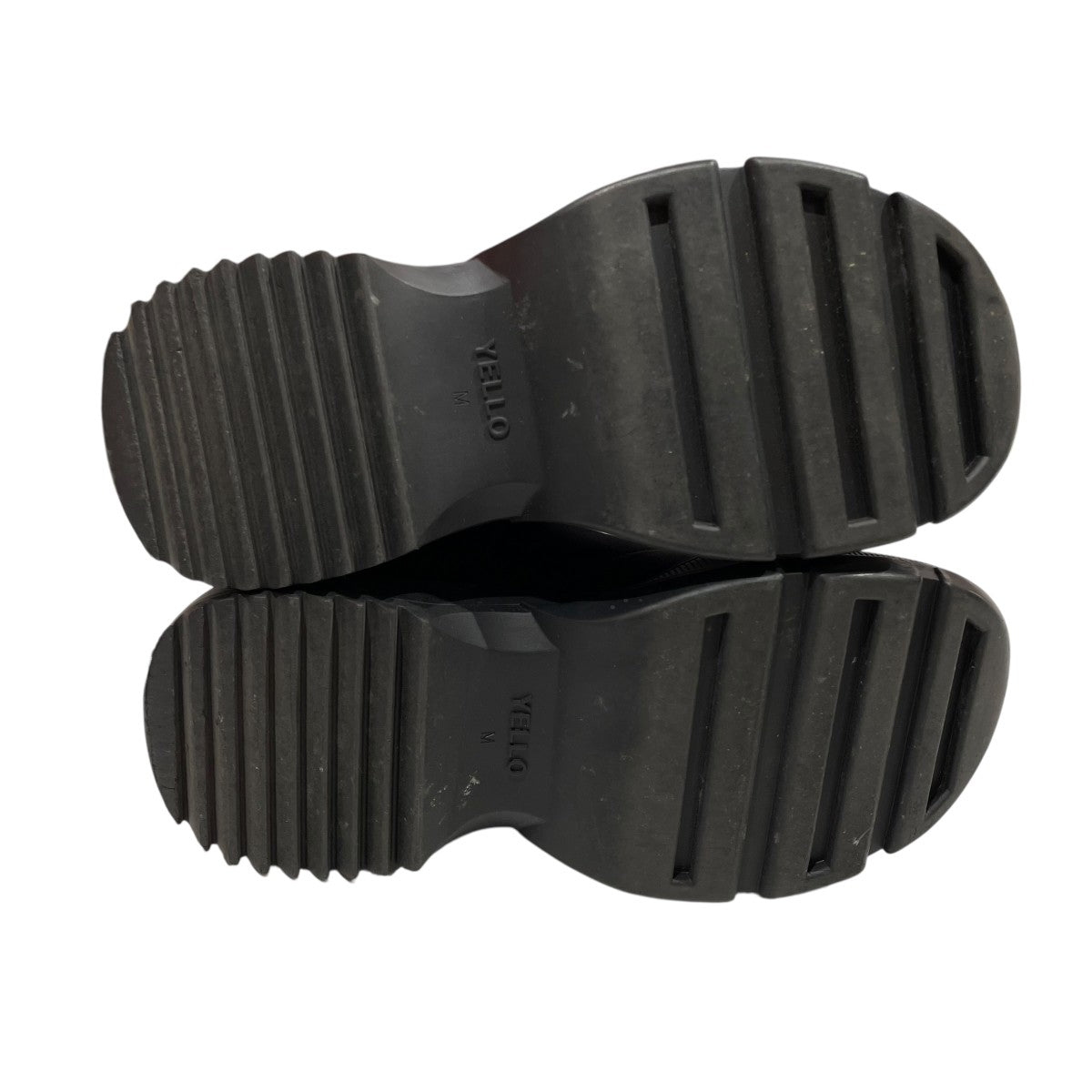 YELLO(イエロ) DOUBLE SNEAKER SHORT BOOTSブーツ ブラック サイズ M