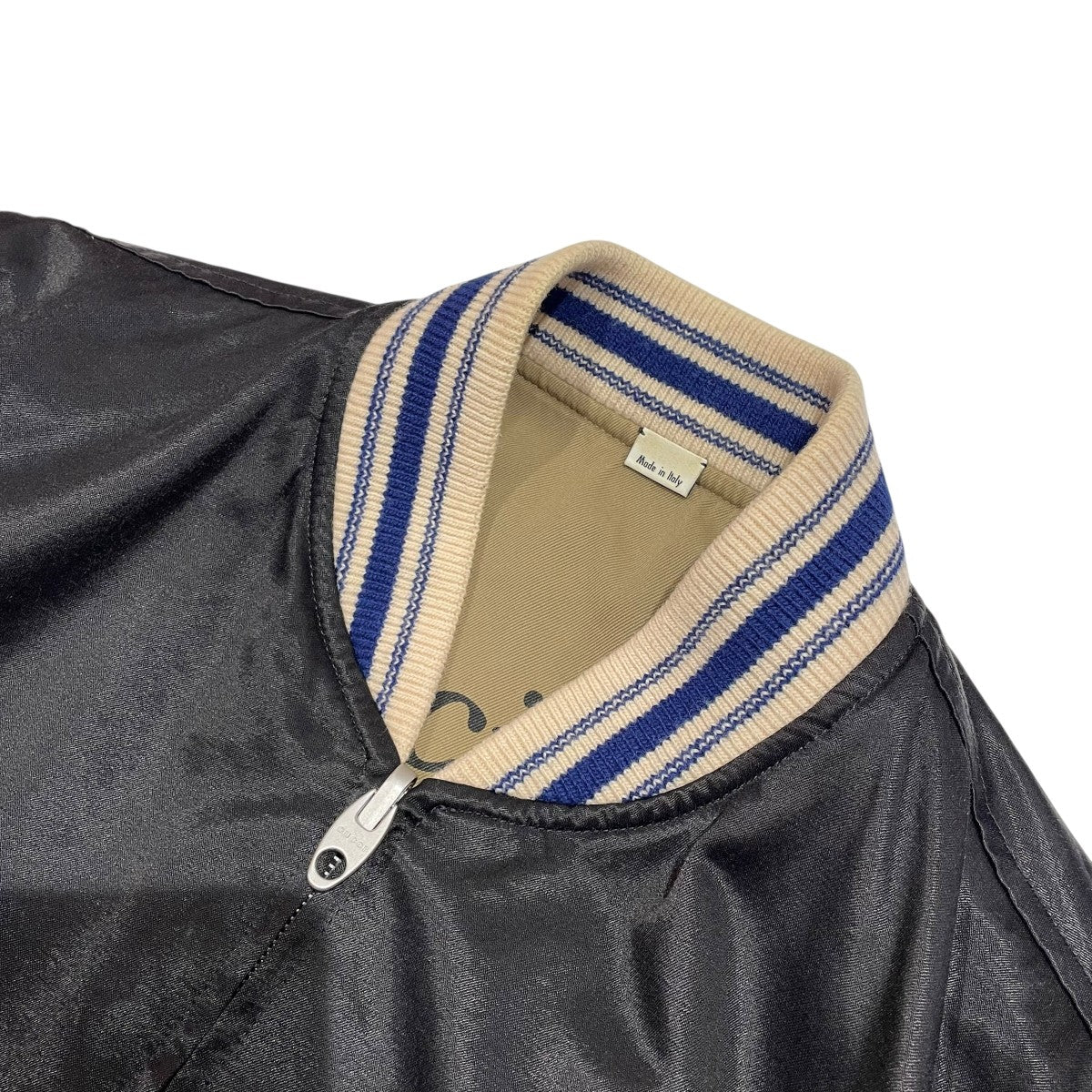 REVERSIBLE BOMBER JACKETコットン／レーヨンリバーシブルジャケット609506