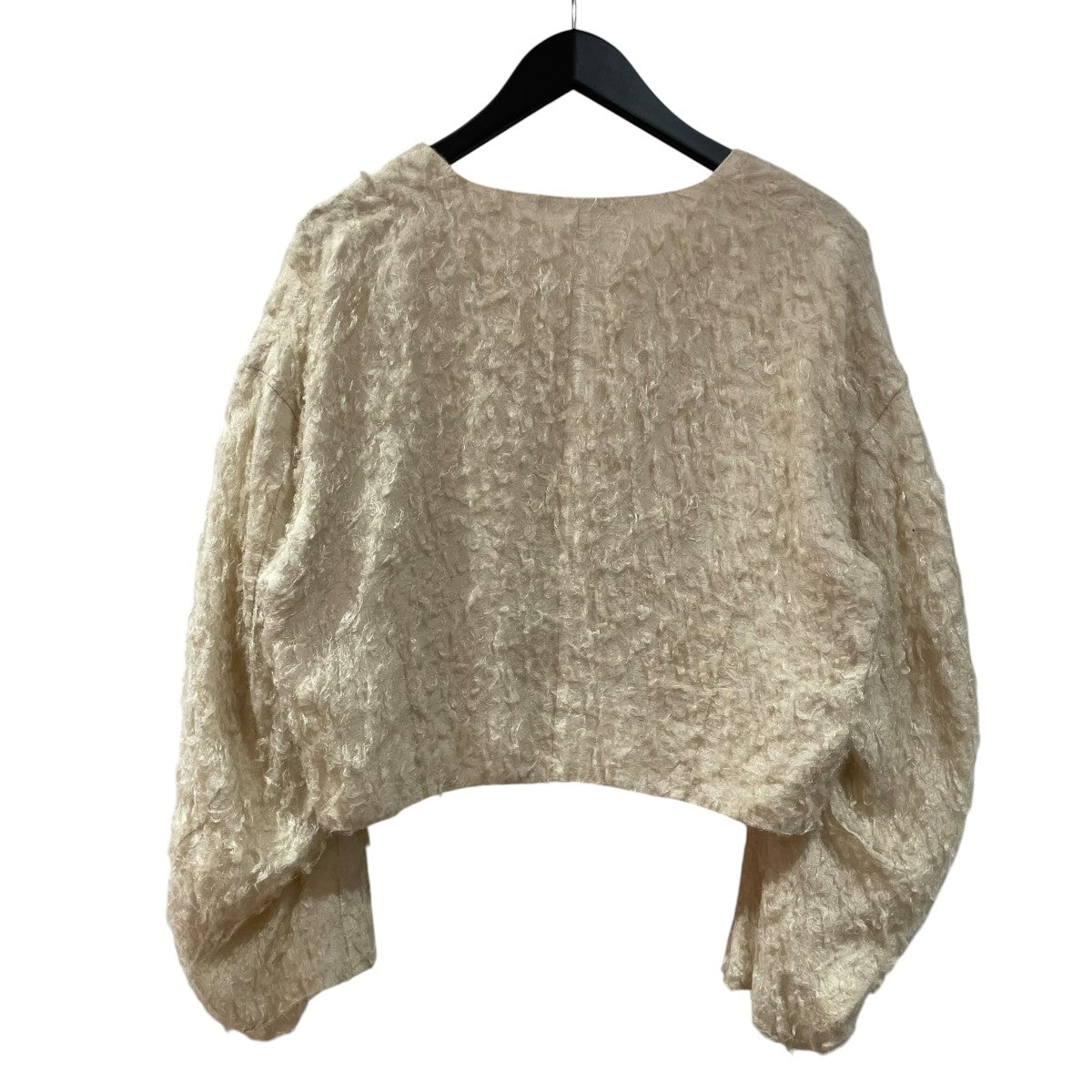 FEATHER SHELL BUTTON CARDIGAN短丈ジャケット17122-4002