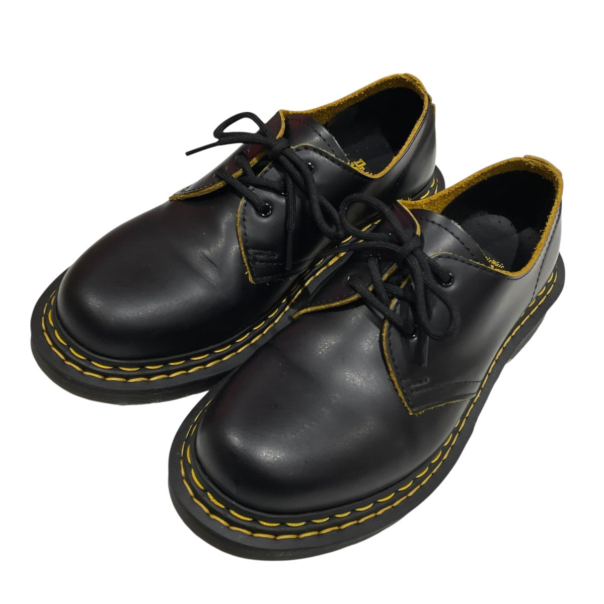 Dr. Martens ブラック レザーシューズ 10 US Y's - × Dr. Martens 10 EYE Y's BLACK CLASSIC CALF （BLACK