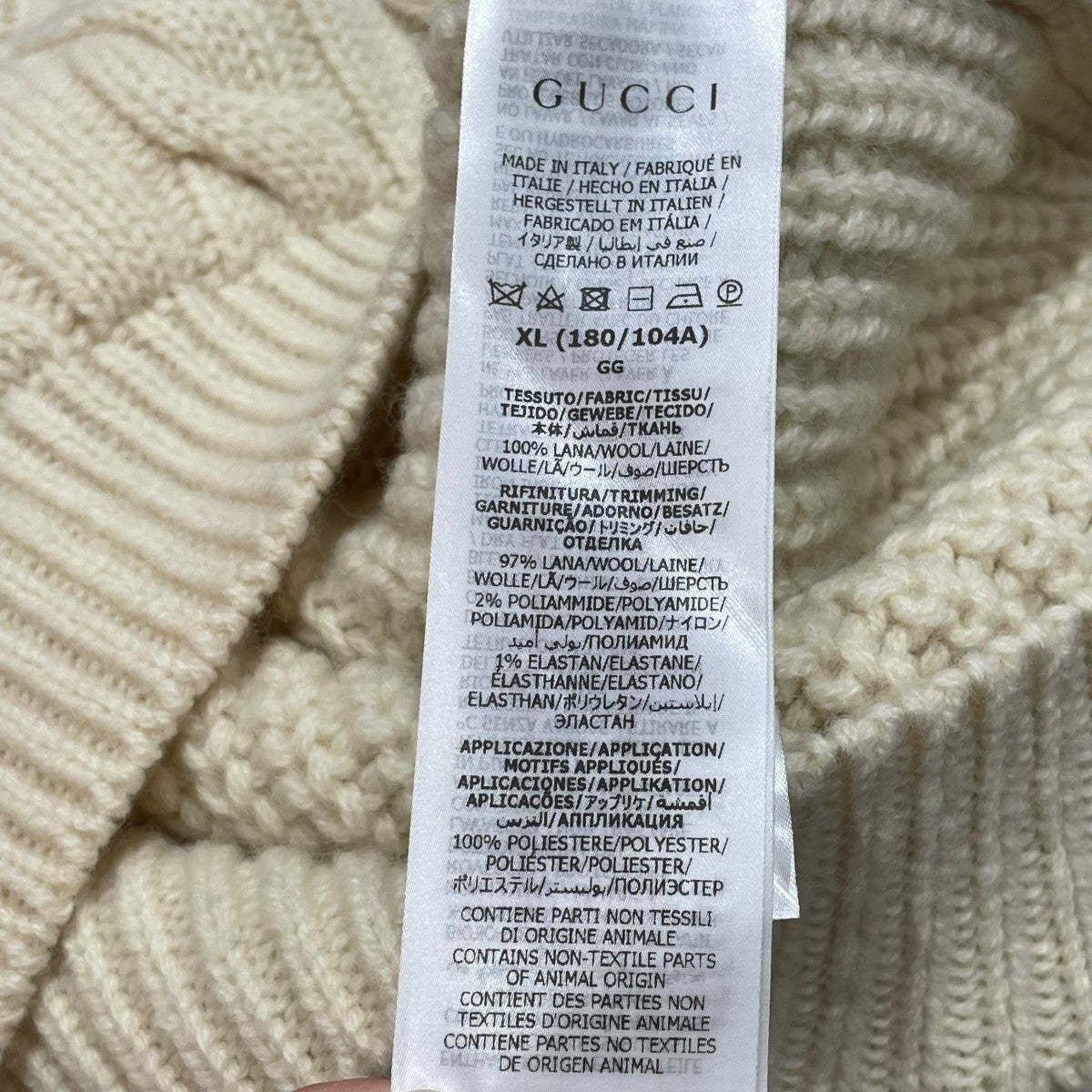 GUCCI ニット763373 古着・中古-6枚目のアイテム画像