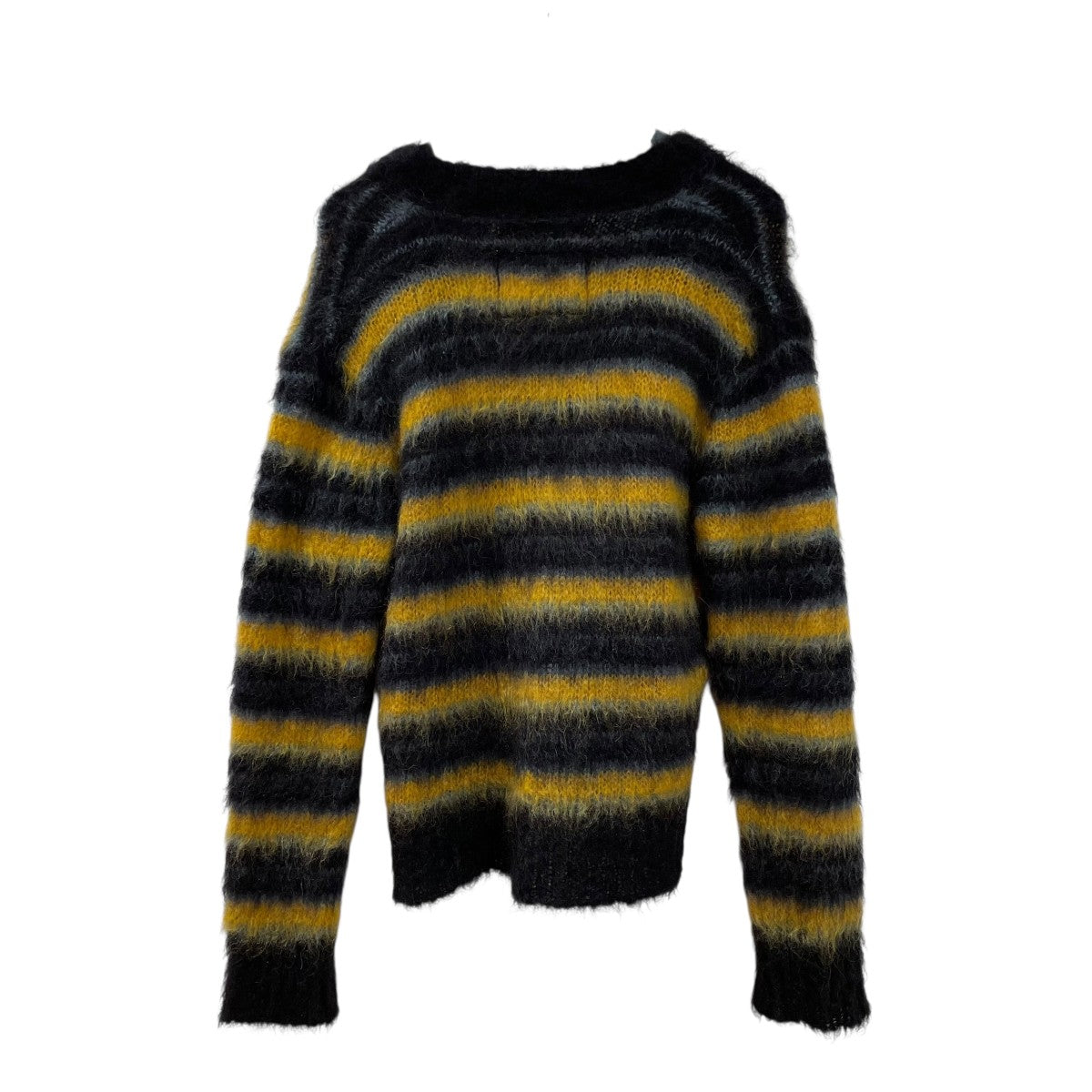 希少 美品 マルニ 上質 モヘヤ ウール チェック デザイン カーディガン MARNI(マルニ) 21AWV NECK MOHAIR CARDIGANモヘヤカーディガン