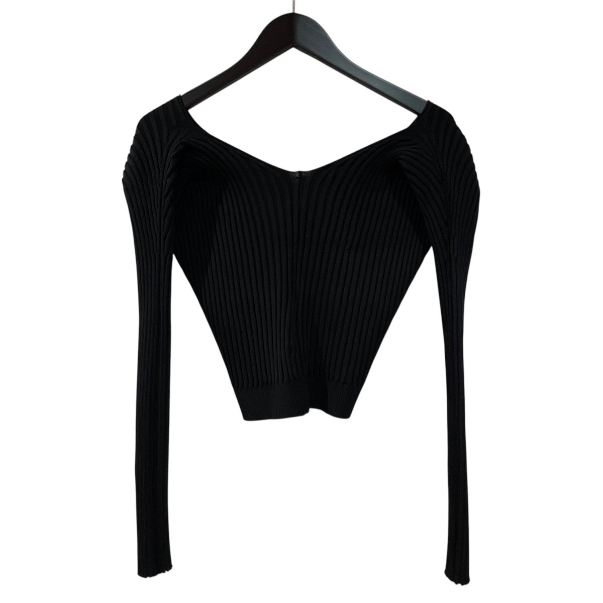 ジャックムス　クロップドカーディガン　34 JACQUEMUS(ジャックムス) クロップドカーディガン グレー サイズ