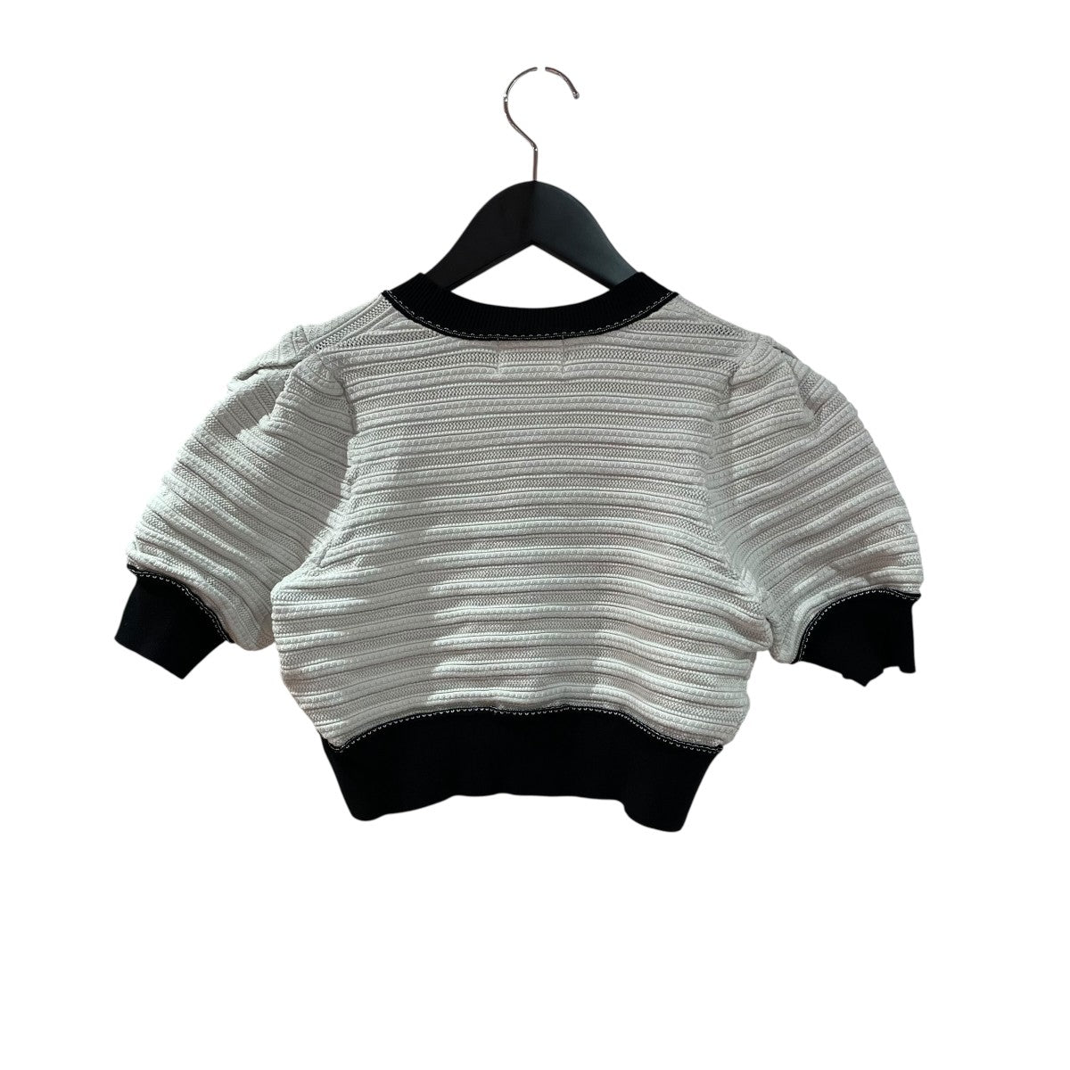 LILY BROWN×MARY QUANT ニットカーディガン 黒 半袖5分袖 LILY BROWN×MARY QUANT ニットカーディガン 黒 半袖5分袖