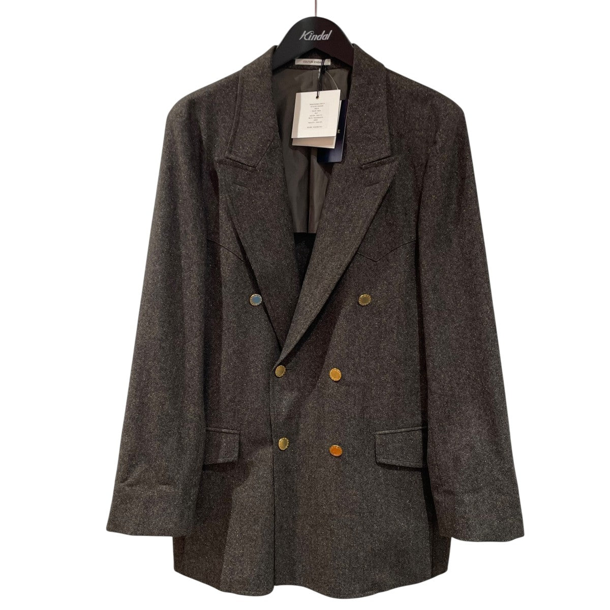 EDIFICE×LORO PIANA チェックグレンチェックチェスターコート15