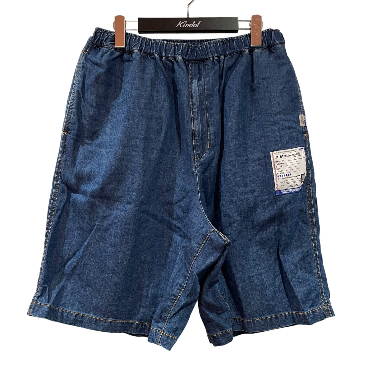 MIHARA YASUHIRO 24SSCotton Tencel Denim ShortsデニムショートパンツI12SP006 古着・中古-1枚目のアイテム画像
