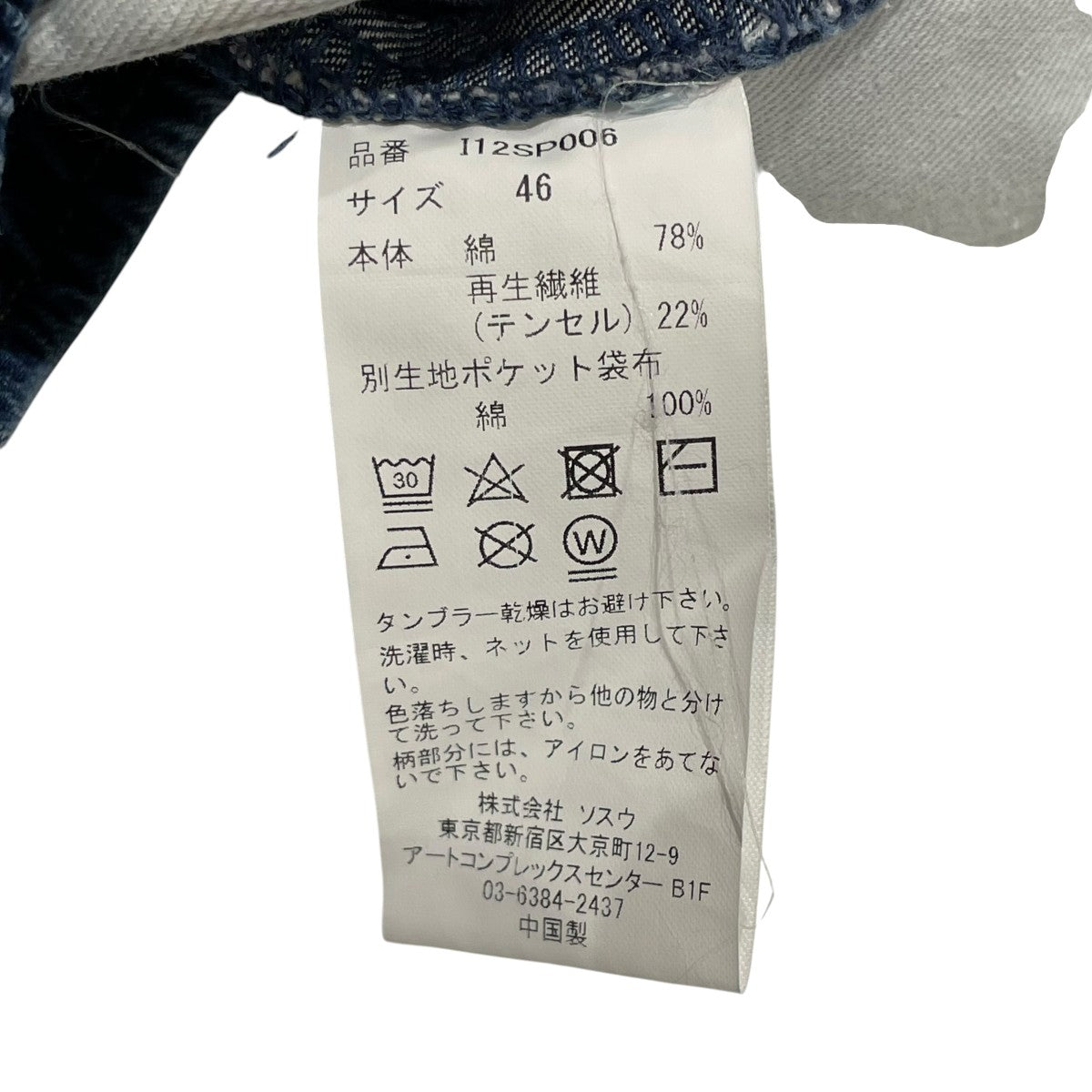 MIHARA YASUHIRO 24SSCotton Tencel Denim ShortsデニムショートパンツI12SP006 古着・中古-5枚目のアイテム画像