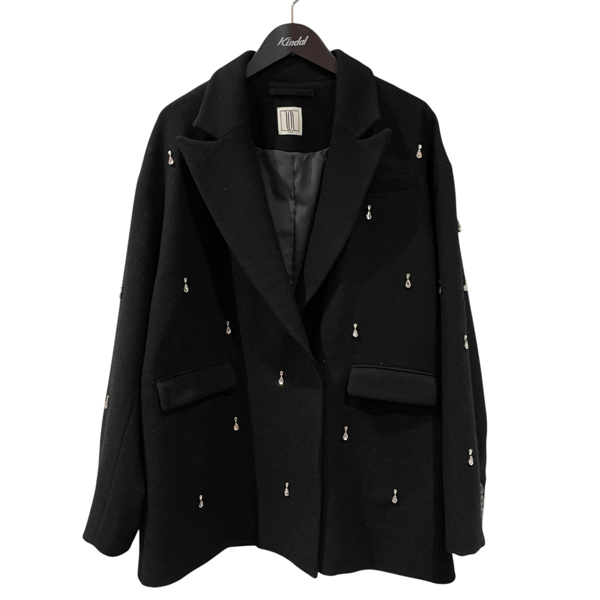 アメリヴィンテージ UND ELSA BIJOU WOOL JACKET 黒 M セール】UND ELSA BIJOU WOOL JACKET（テーラードジャケット