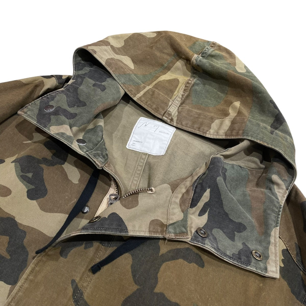 ANCELLM(アンセルム) CAMO ZIPUP HOODIEフーデッドジャケットANC-SH64