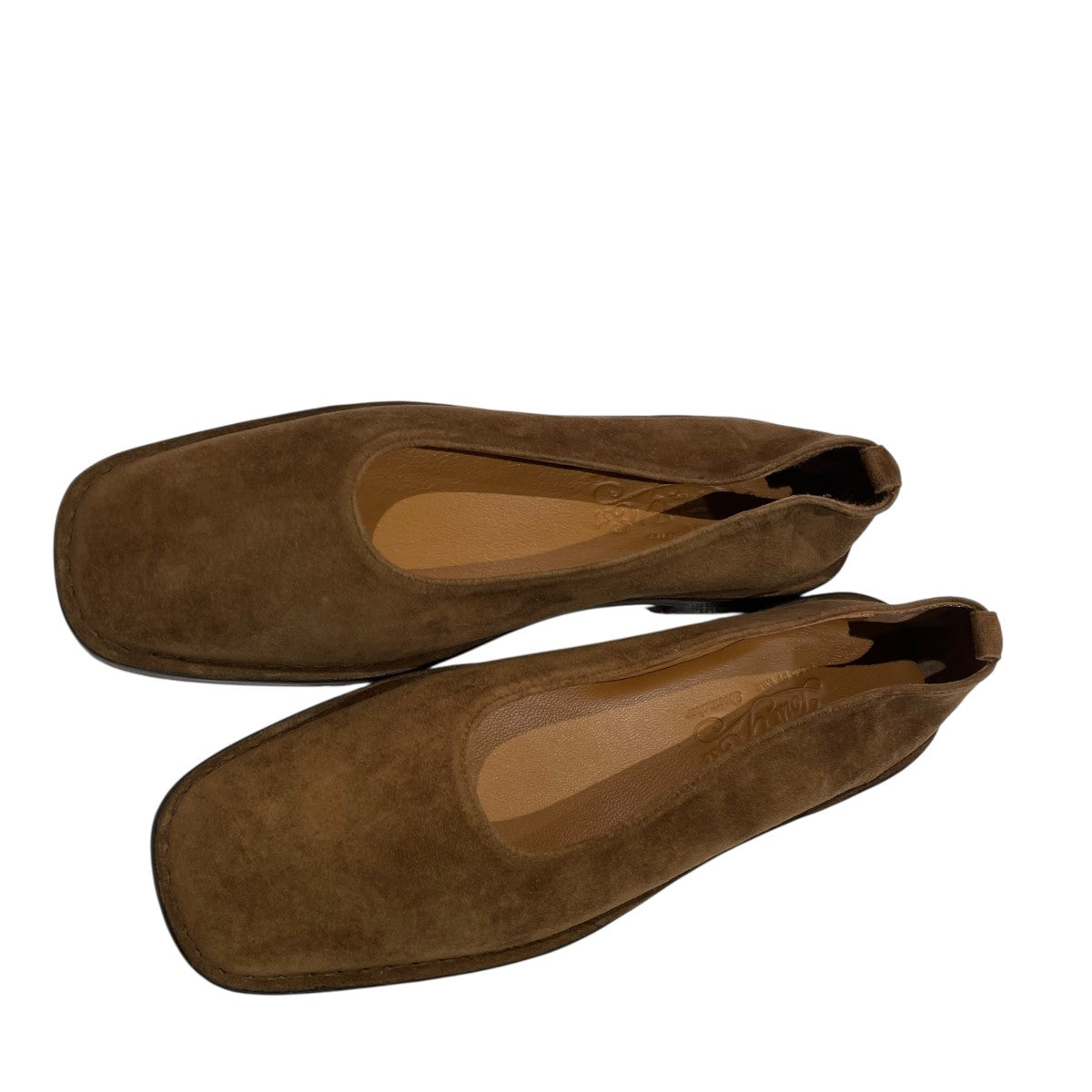 TOUT Y EST(トゥティエ) FLAT SABINEシューズ ブラウン サイズ