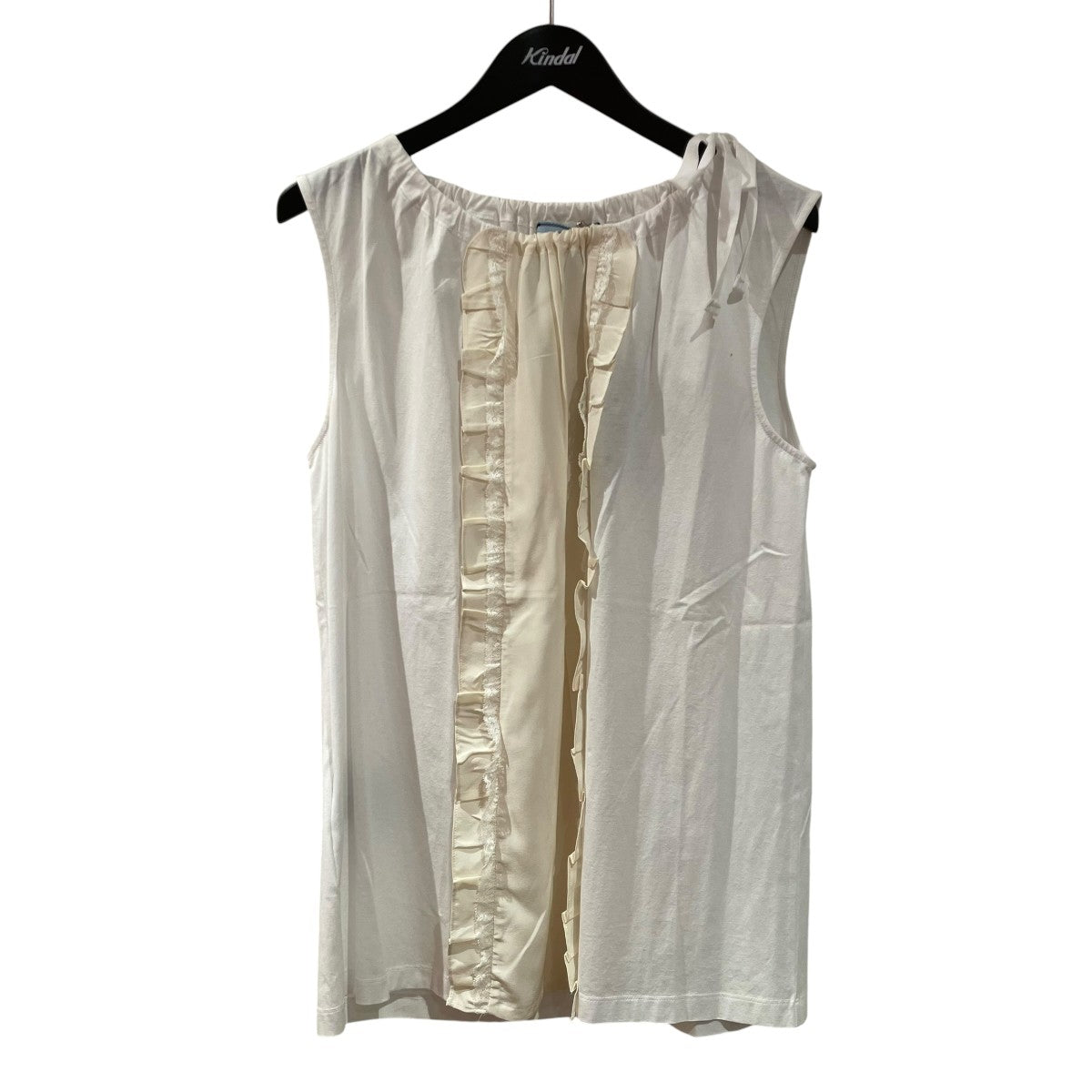 PRADA ノースリーブブラウス35978M R181 1Q1F 古着・中古-1枚目のアイテム画像
