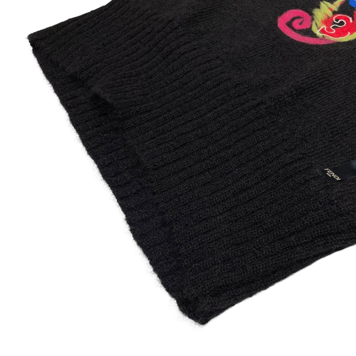 SEA HORSE MOHAIR NEROニットFZY455 AH36