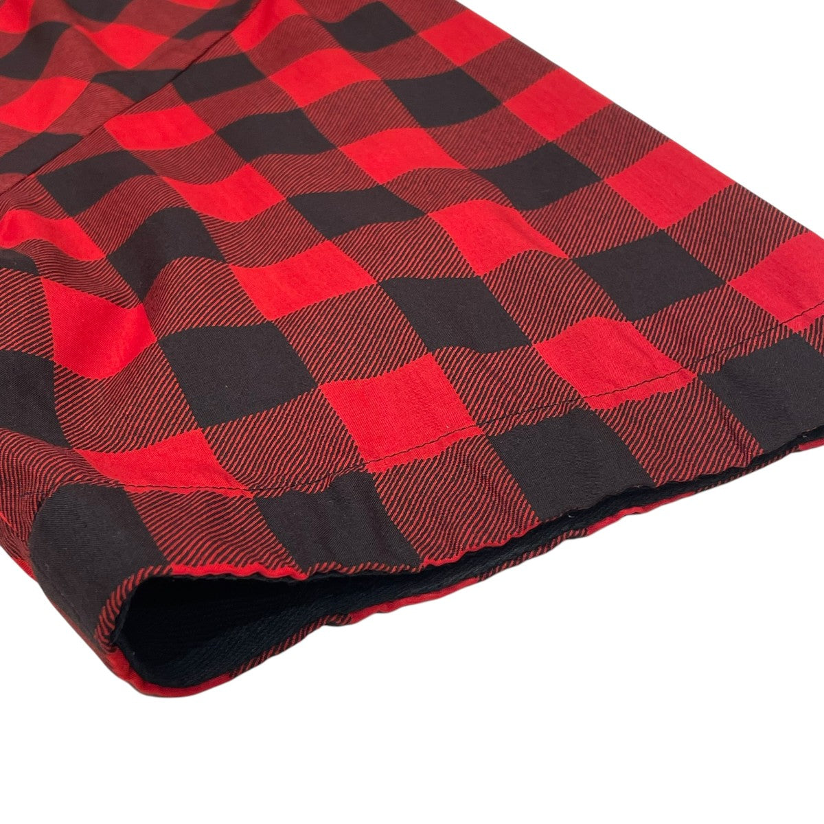 sacai BUFFALO CHECK S S SHIRTSポリエステルオープンカラーシャツ22-02700M 古着・中古-4枚目のアイテム画像