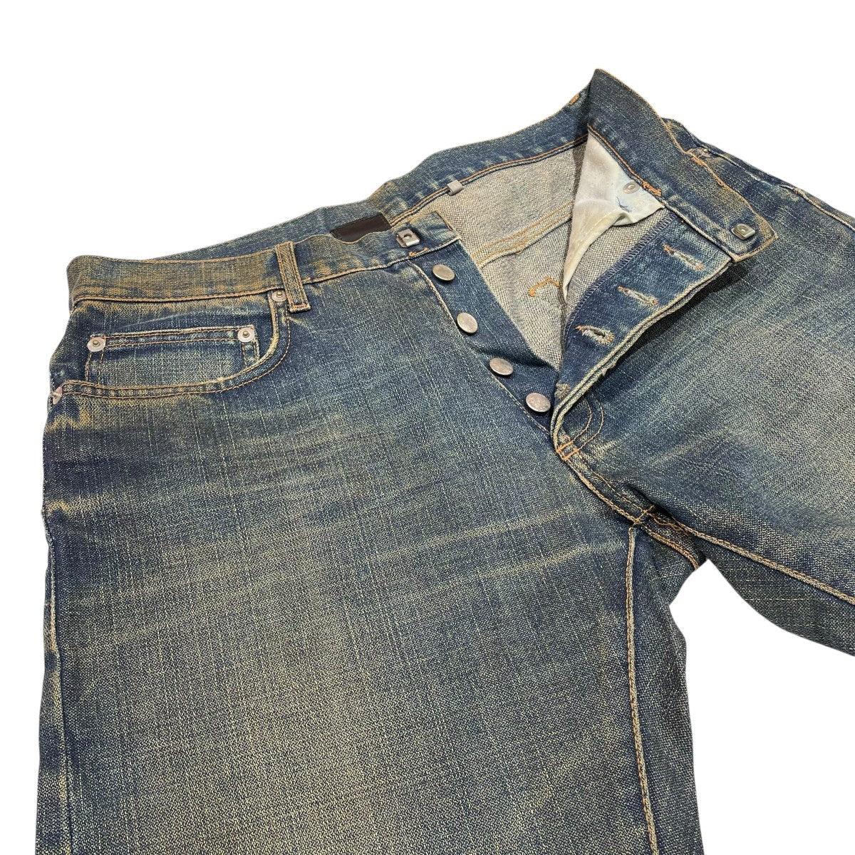 Dior Homme(ディオールオム) 赤錆加工デニムパンツ インディゴ