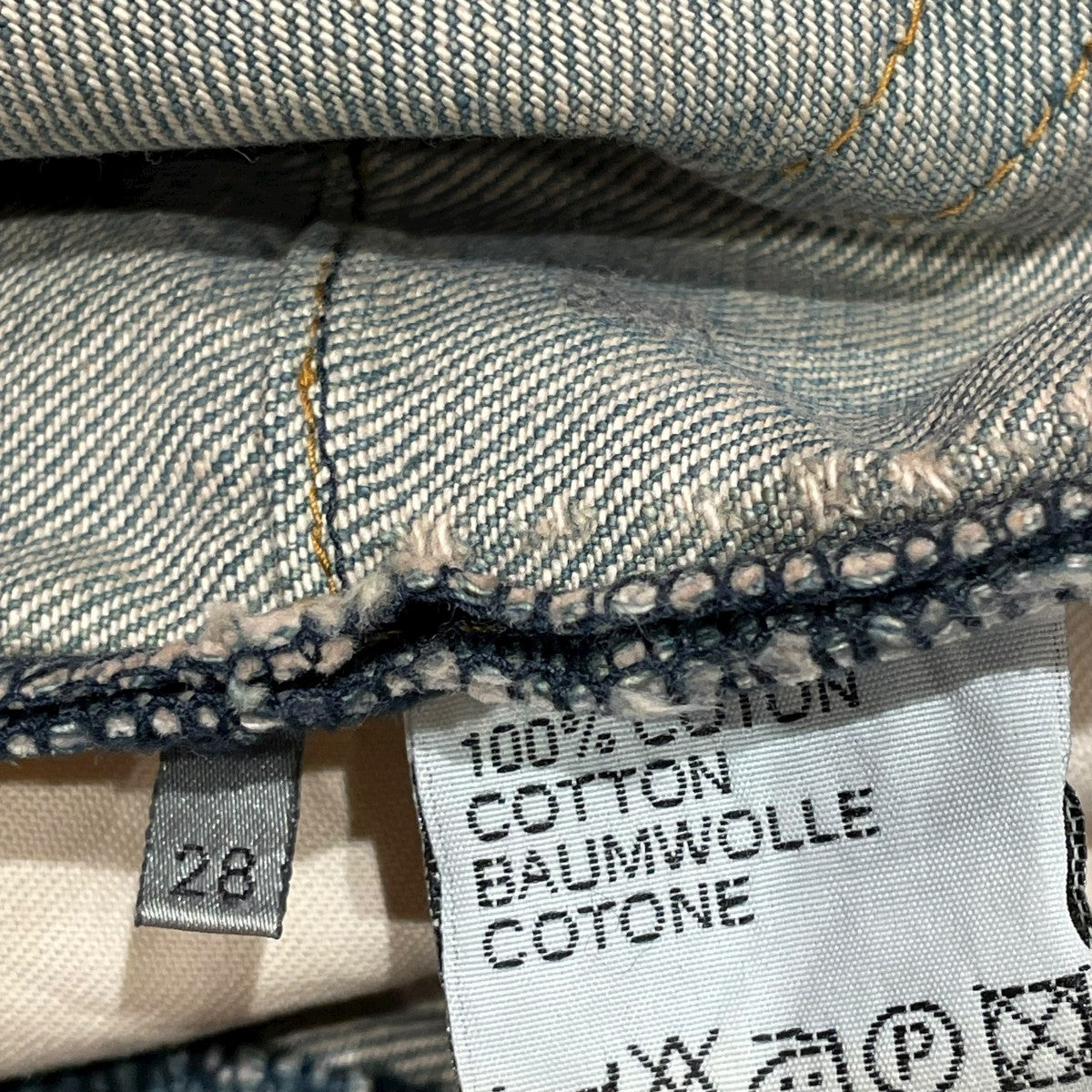 Dior Homme(ディオールオム) 04SSエディ期 アイスブルーデニム