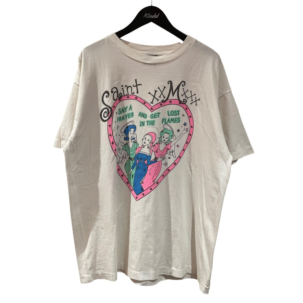 SAINT MICHAEL T-SHIRT HEART半袖TシャツSM-A21-0000-005 古着・中古-1枚目のアイテム画像