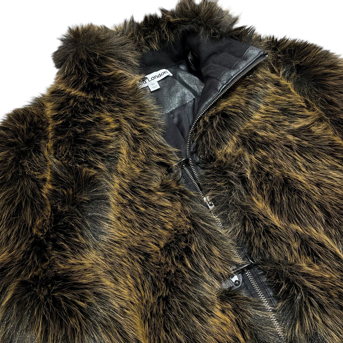 JADED LONDON(ジェイデッドロンドン) ファージャケット ブラック