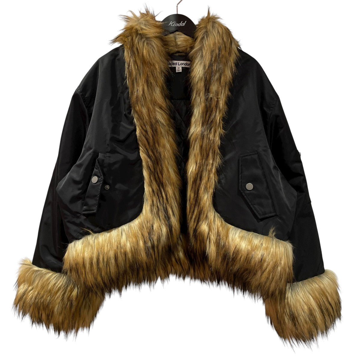 Jaded London ファージャケット JADED LONDON(ジェイデッドロンドン) ファージャケット ブラウン