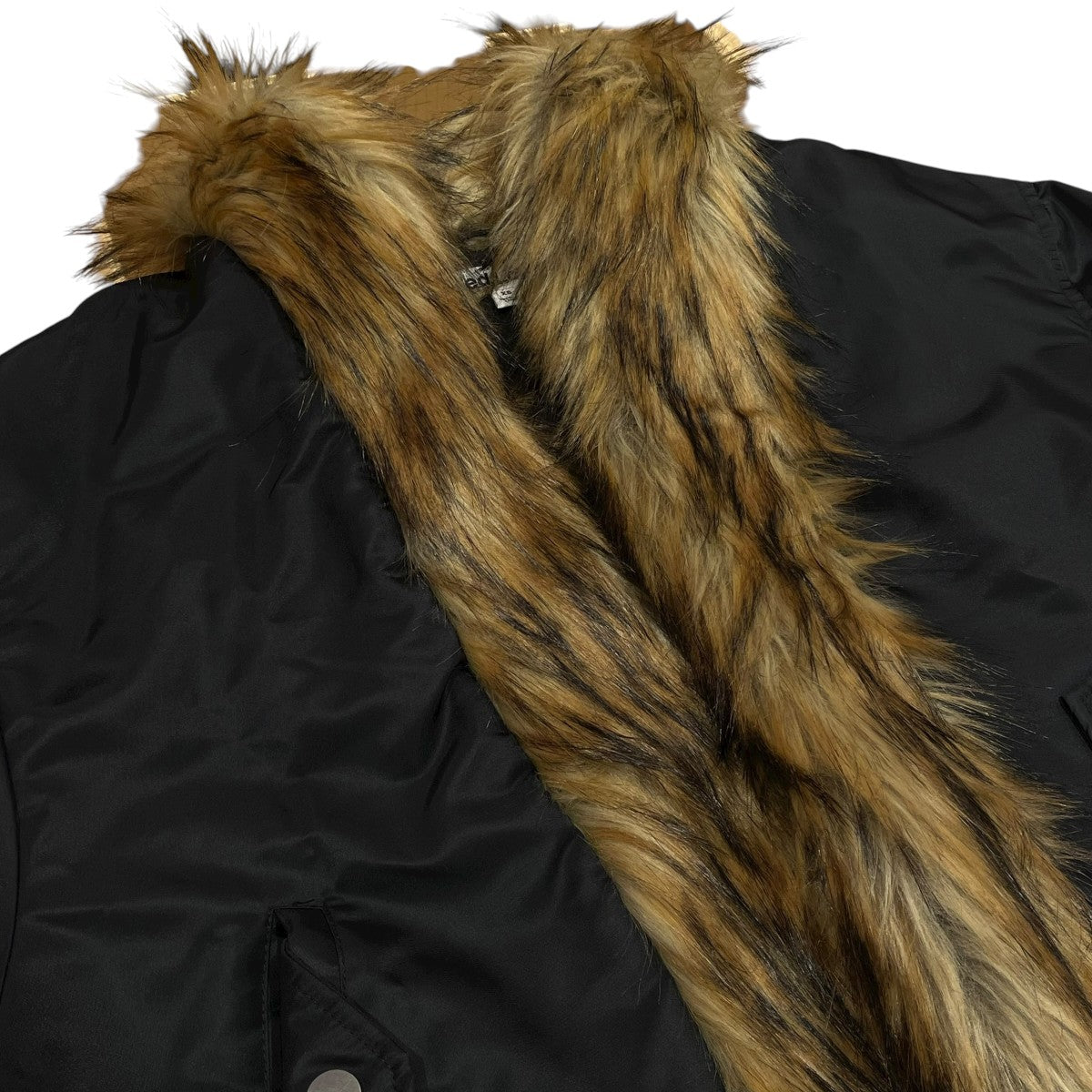 JADED LONDON(ジェイデッドロンドン) ファージャケット ブラウン