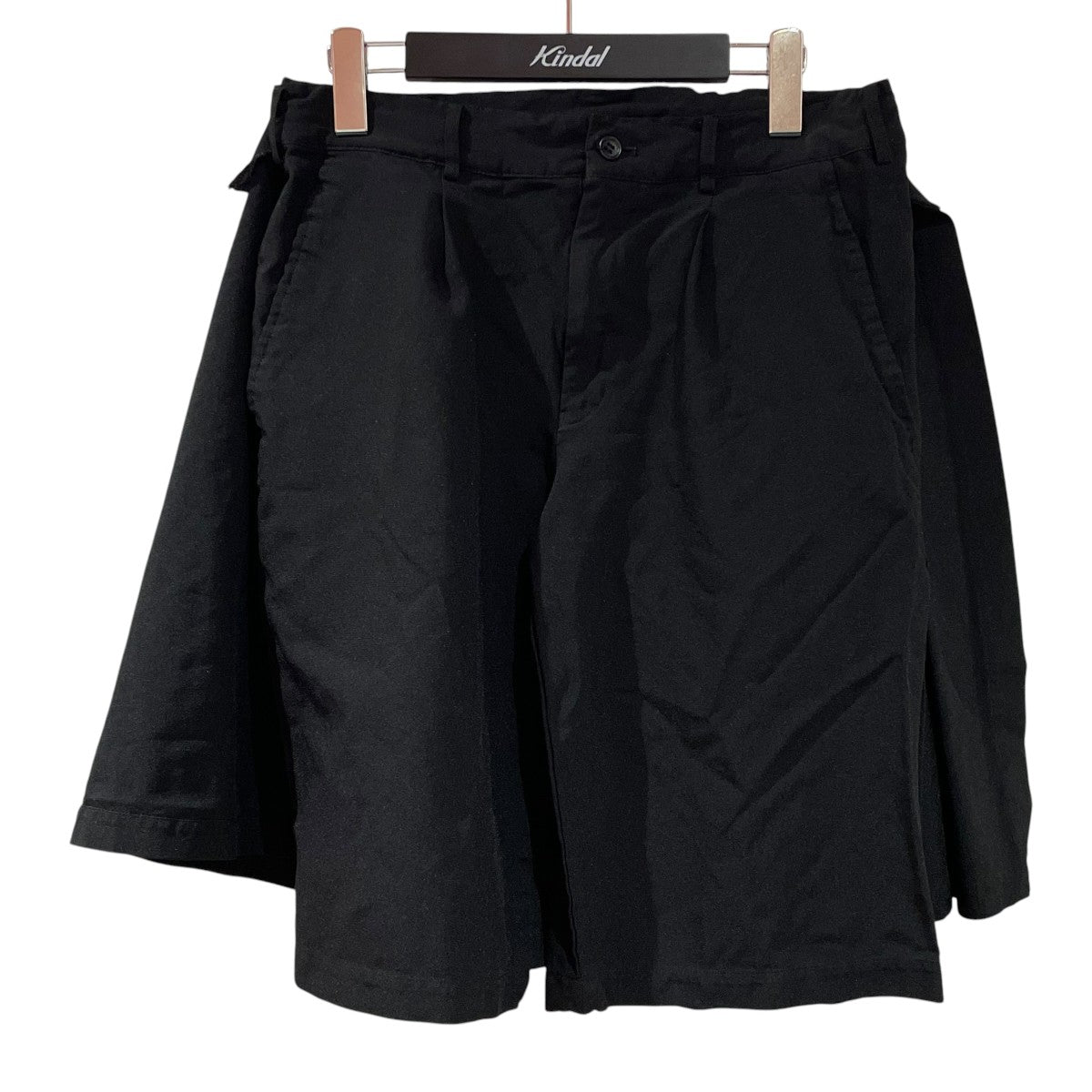コムデギャルソン　ブラック キュロット Mサイズ キュプラ100% BLACK COMME des GARCONS(ブラックコムデギャルソン) キュロット1O