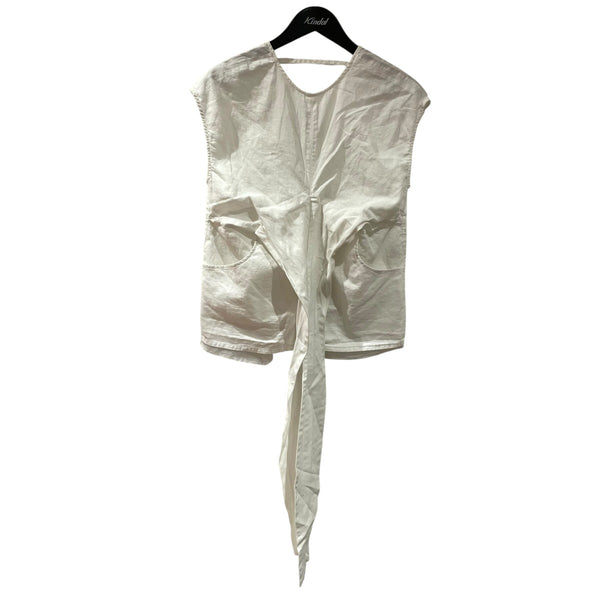 anuke(アンヌーク) anuke Linen Cachecoeur Topsノースリーブブラウス