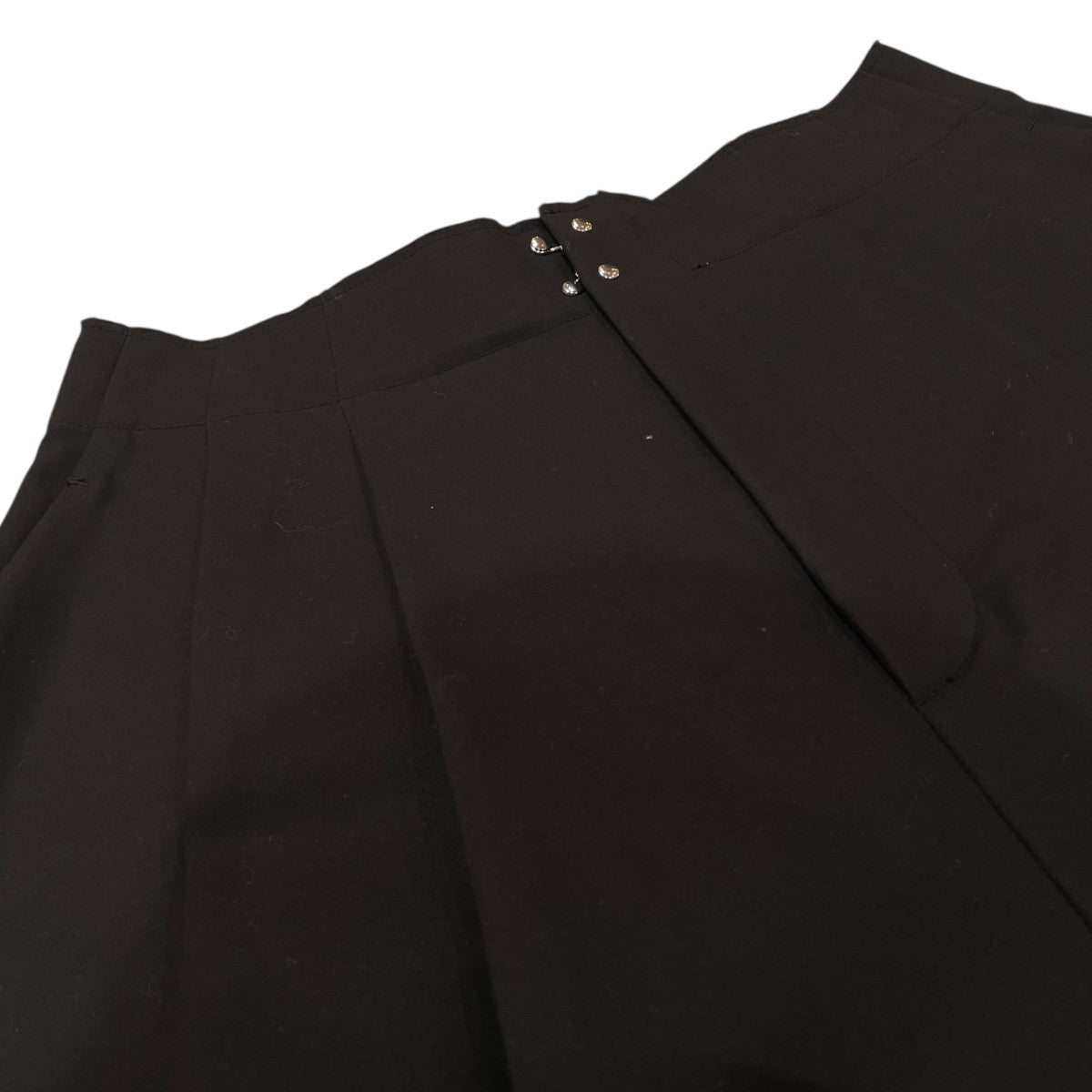 Curensology 25SSコットンニーレングスワイドパンツ2タックショーツCL505017ER 00 古着・中古-3枚目のアイテム画像