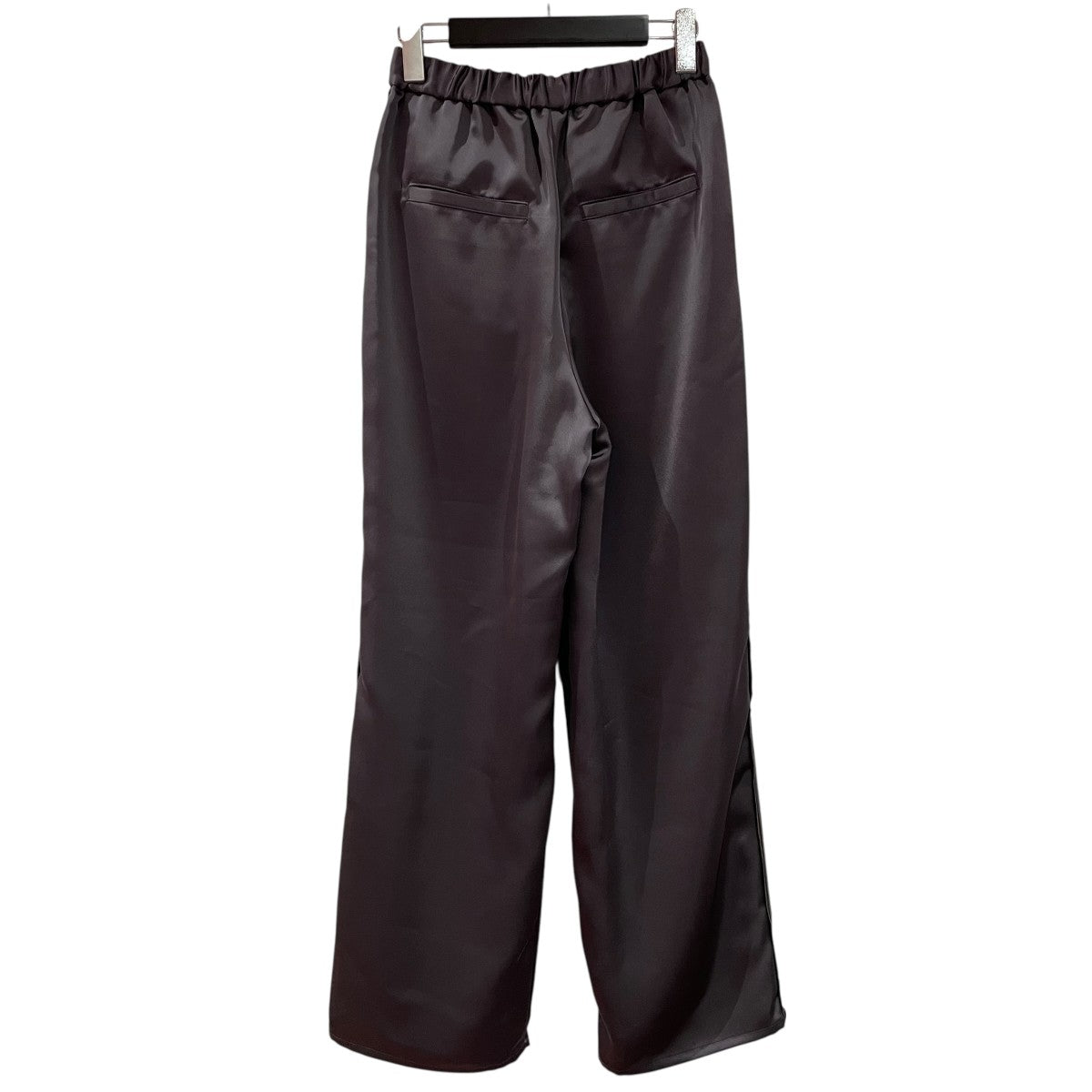 IENA 24AWダブルサテン リラックスパンツイージーサテンパンツ24030900509030 古着・中古-2枚目のアイテム画像