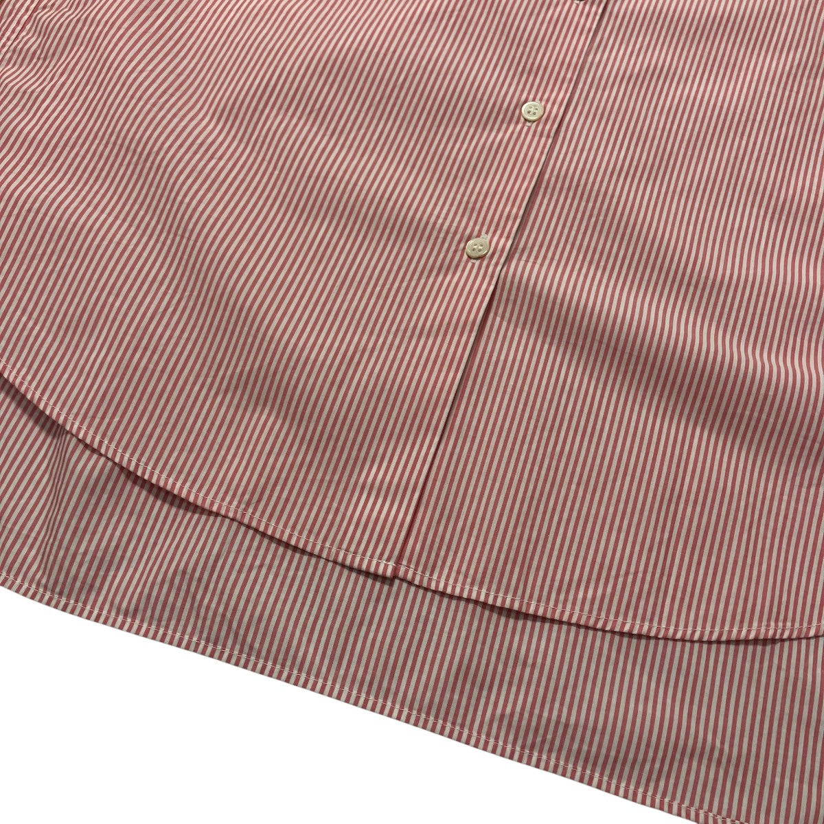 25SSネックギャザーシャツ長袖シャツWGZ051104A0007