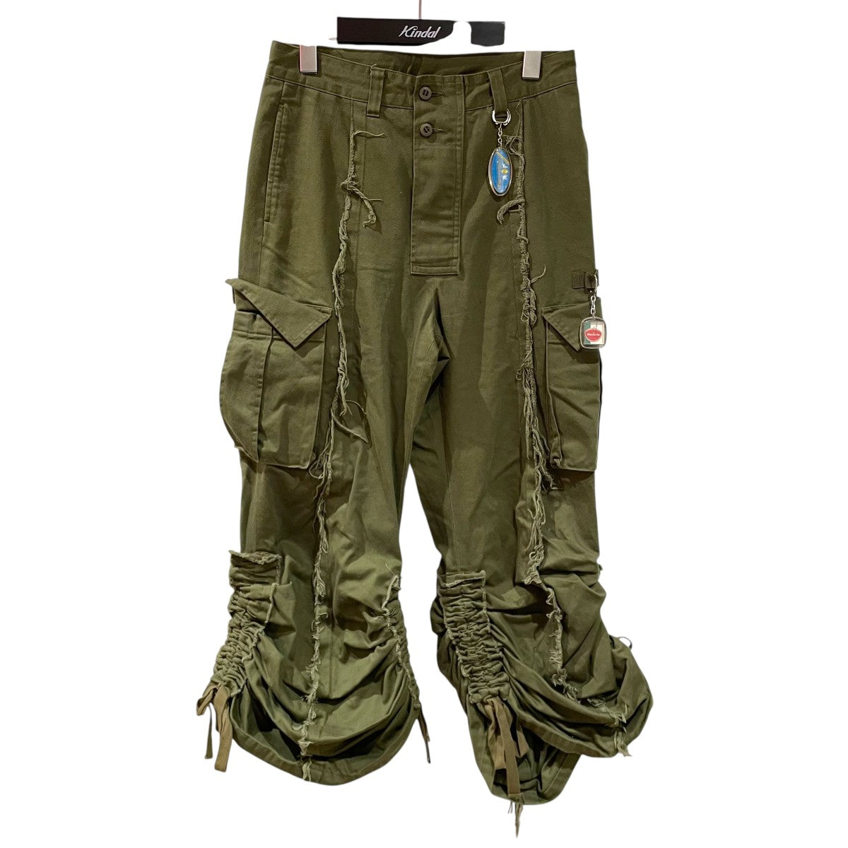 RURUMU 23AWdrawstring loose fit cargo pantsカーゴパンツrrm23AW